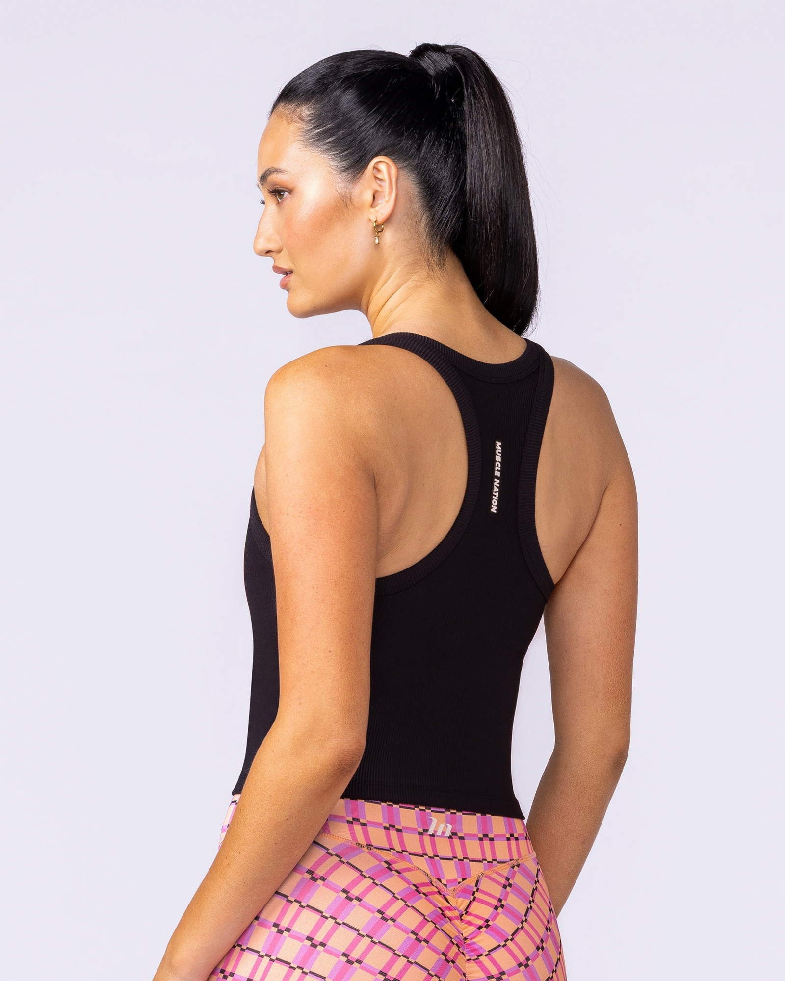 Stunner Rib Bra Tank - Black