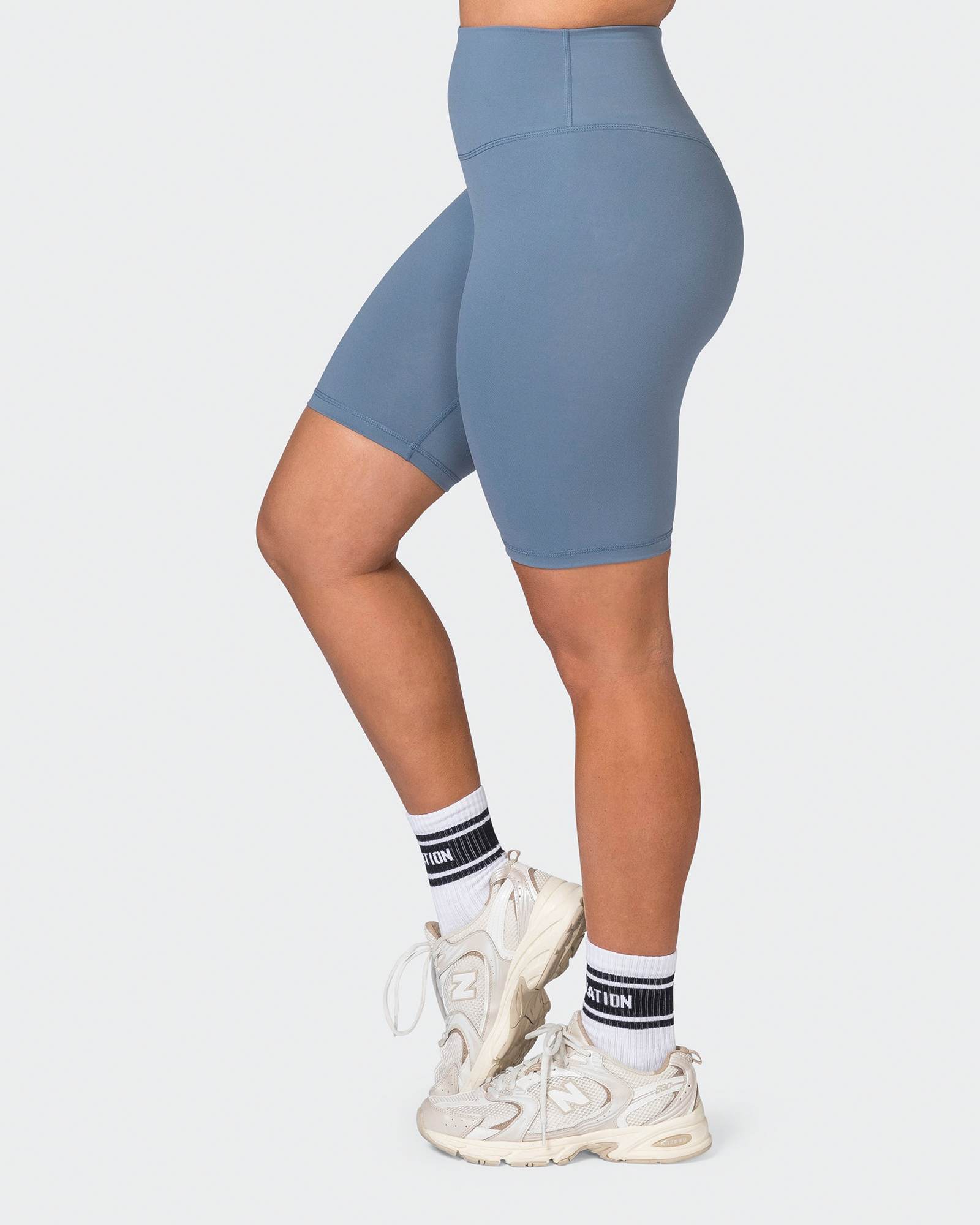 Ultra Signature Referee Length Shorts - Stone Blue