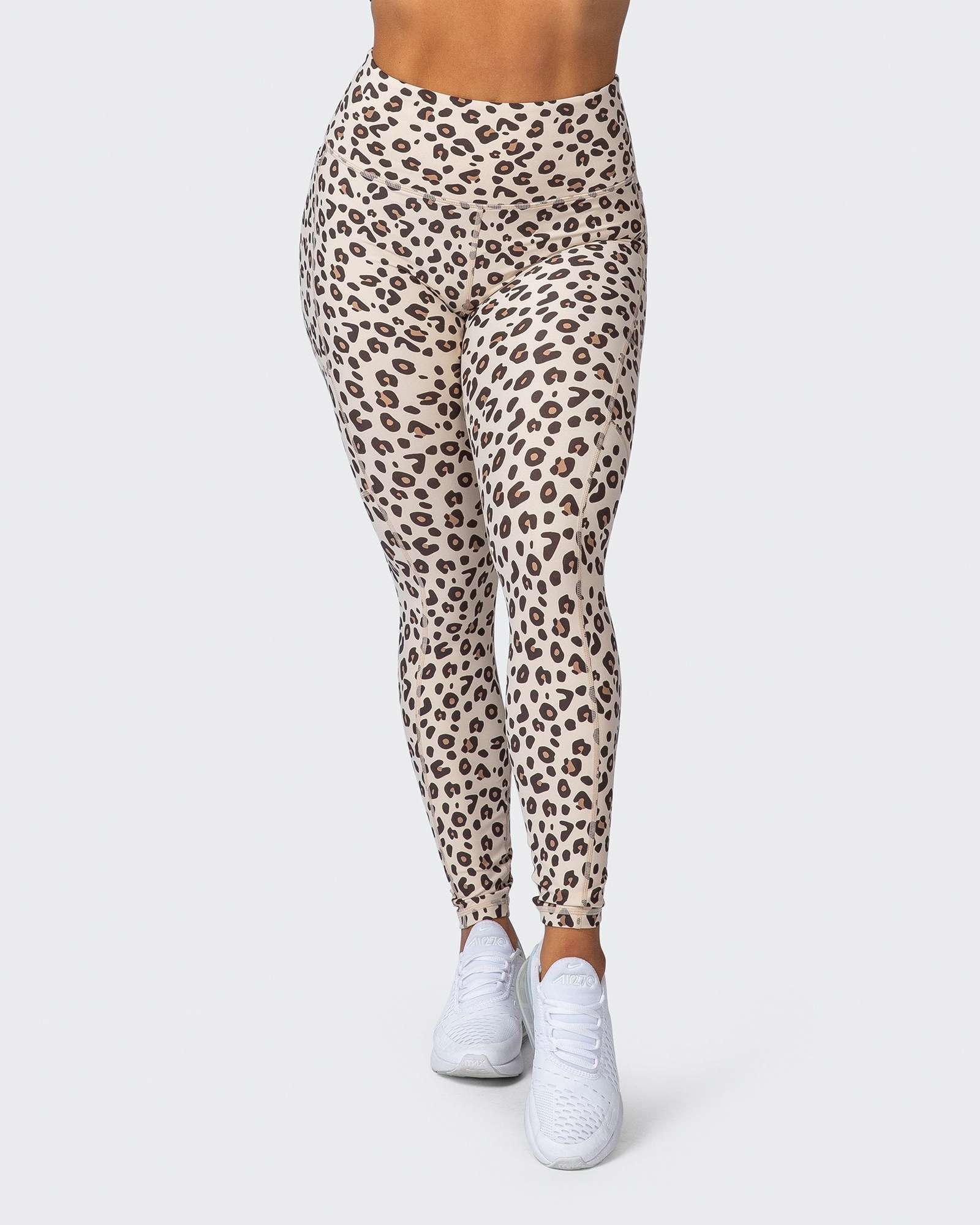 Superior Squat Pocket Ankle Length Leggings - Cheetah Print