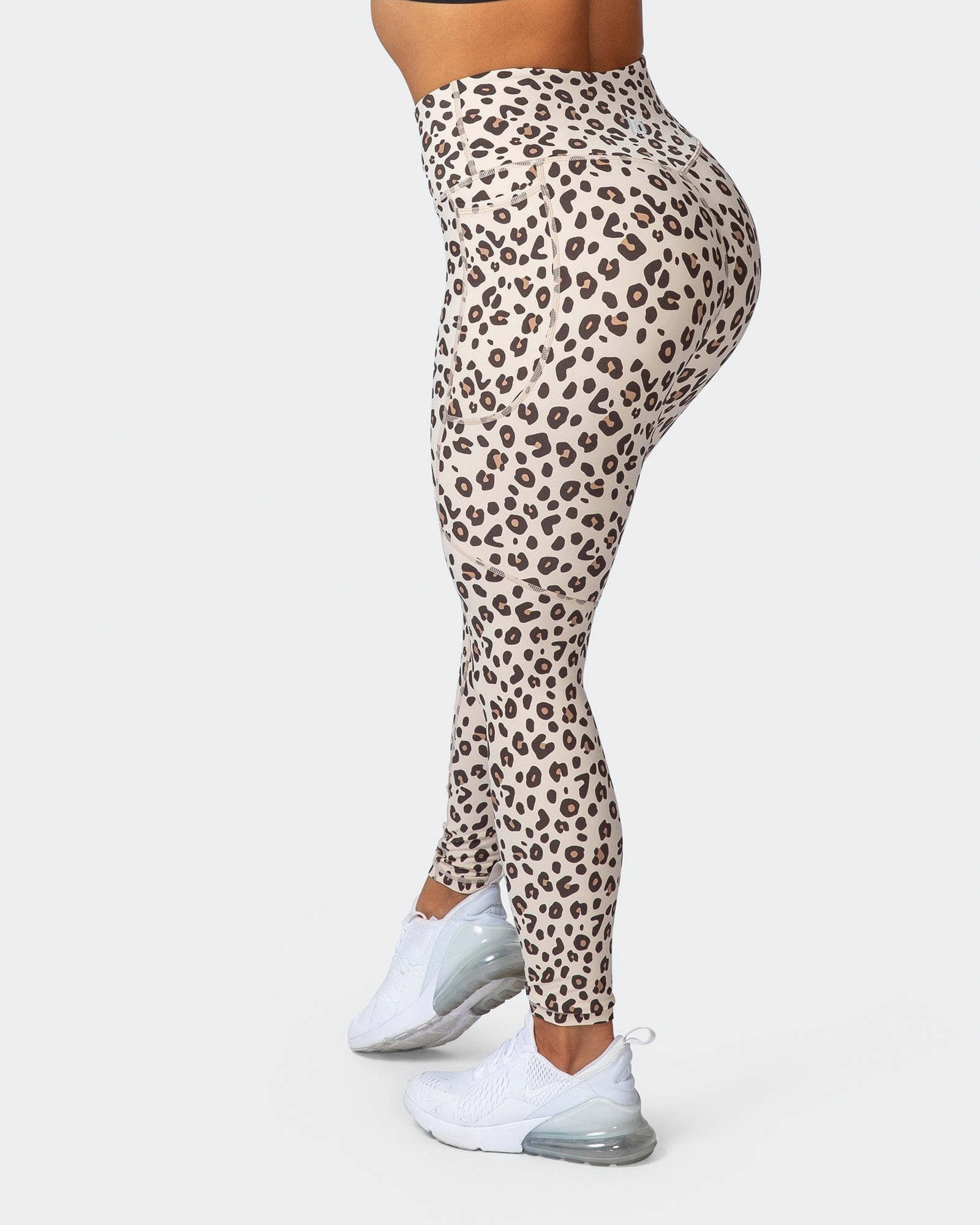 Superior Squat Pocket Ankle Length Leggings - Cheetah Print