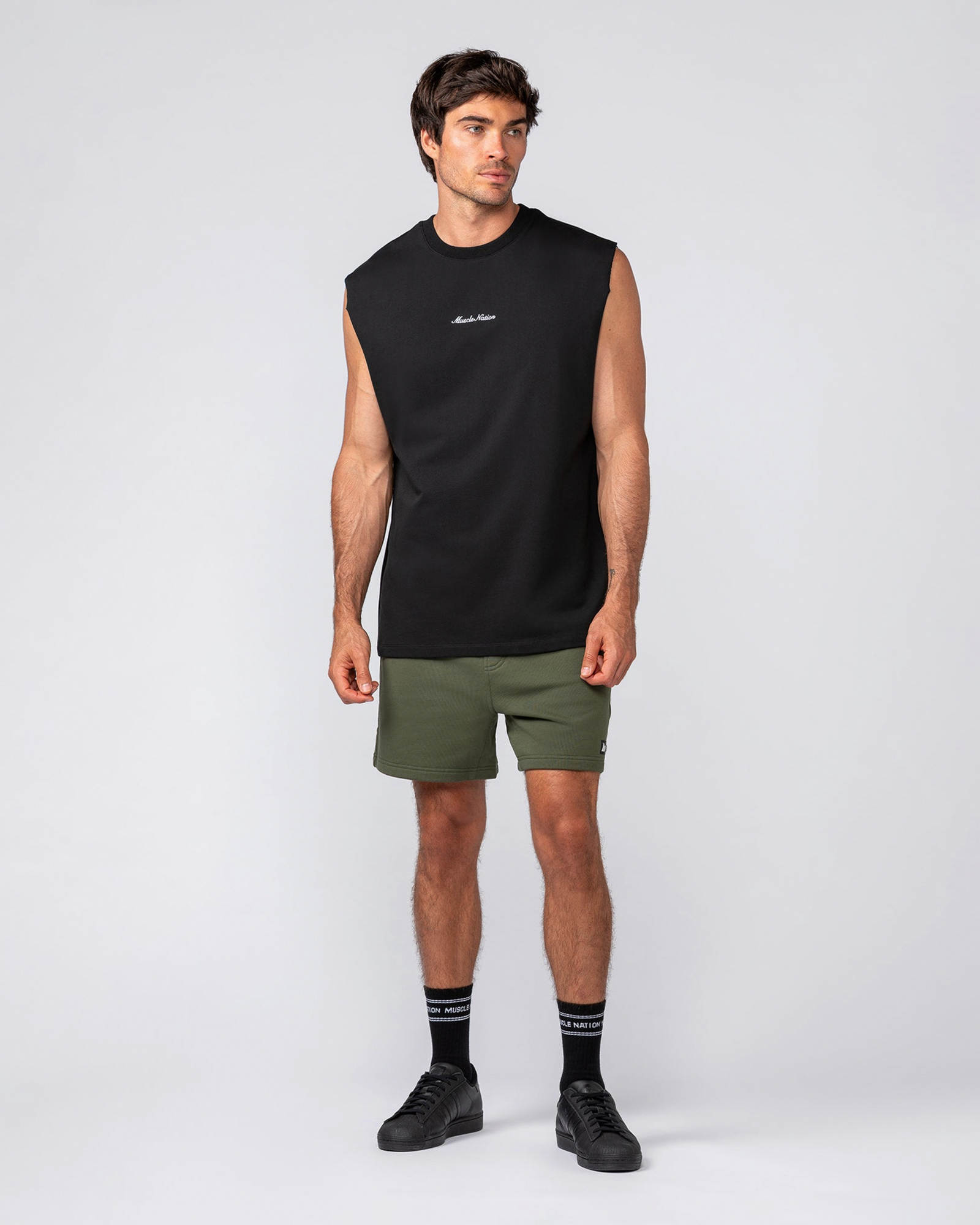 Sweat 5" Shorts - Dark Khaki