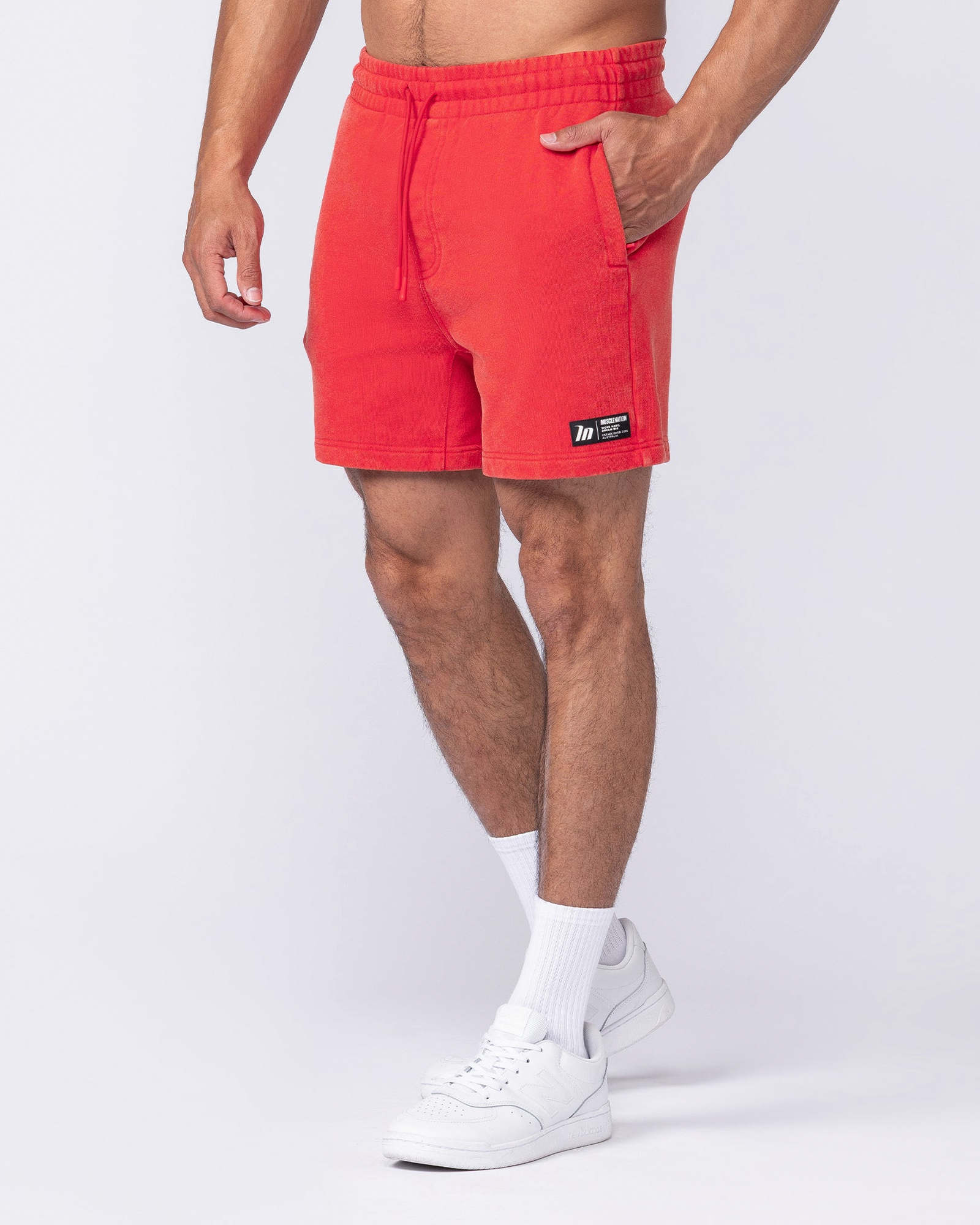 Sweat 5" Shorts - Washed Red