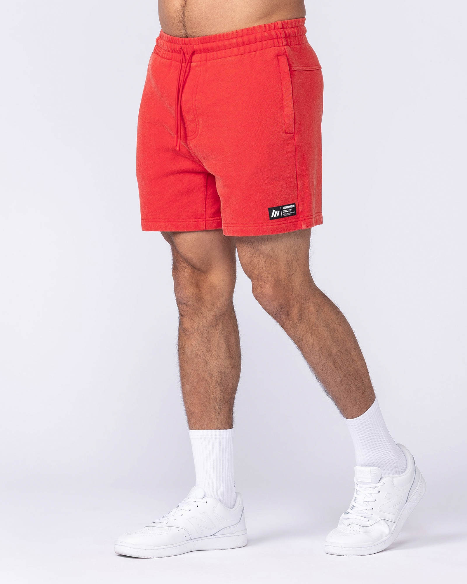 Sweat 5" Shorts - Washed Red