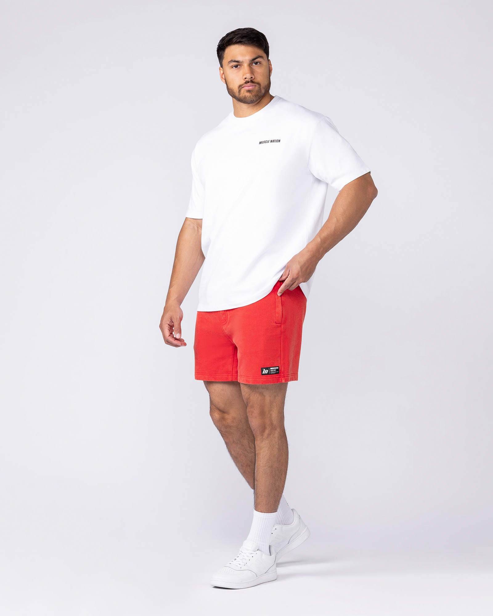 Sweat 5" Shorts - Washed Red
