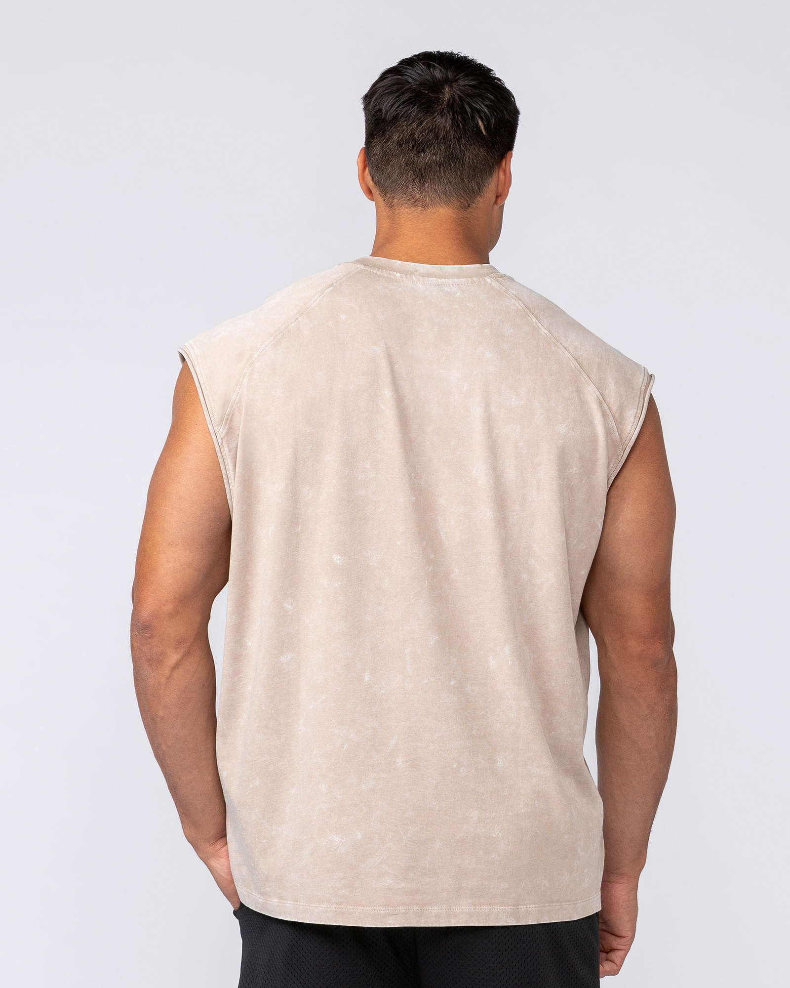 Take Flight Vintage Boxy Muscle Tank - Washed Beige