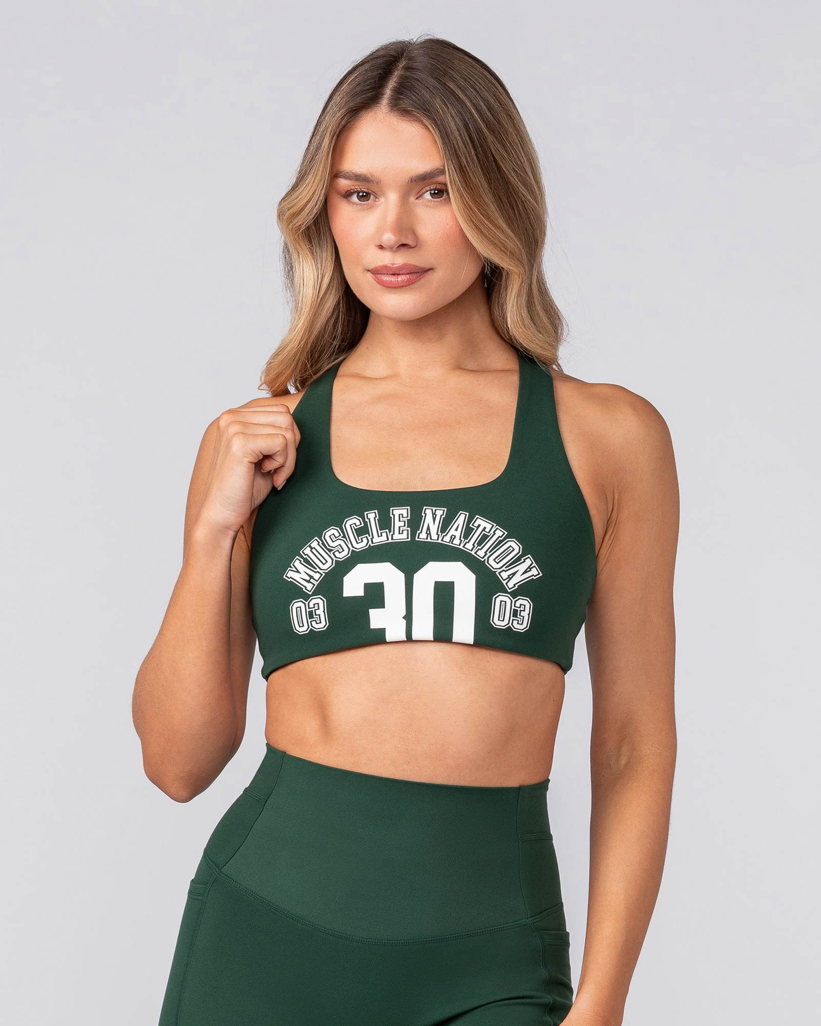 Takeover Bra - Forest Green