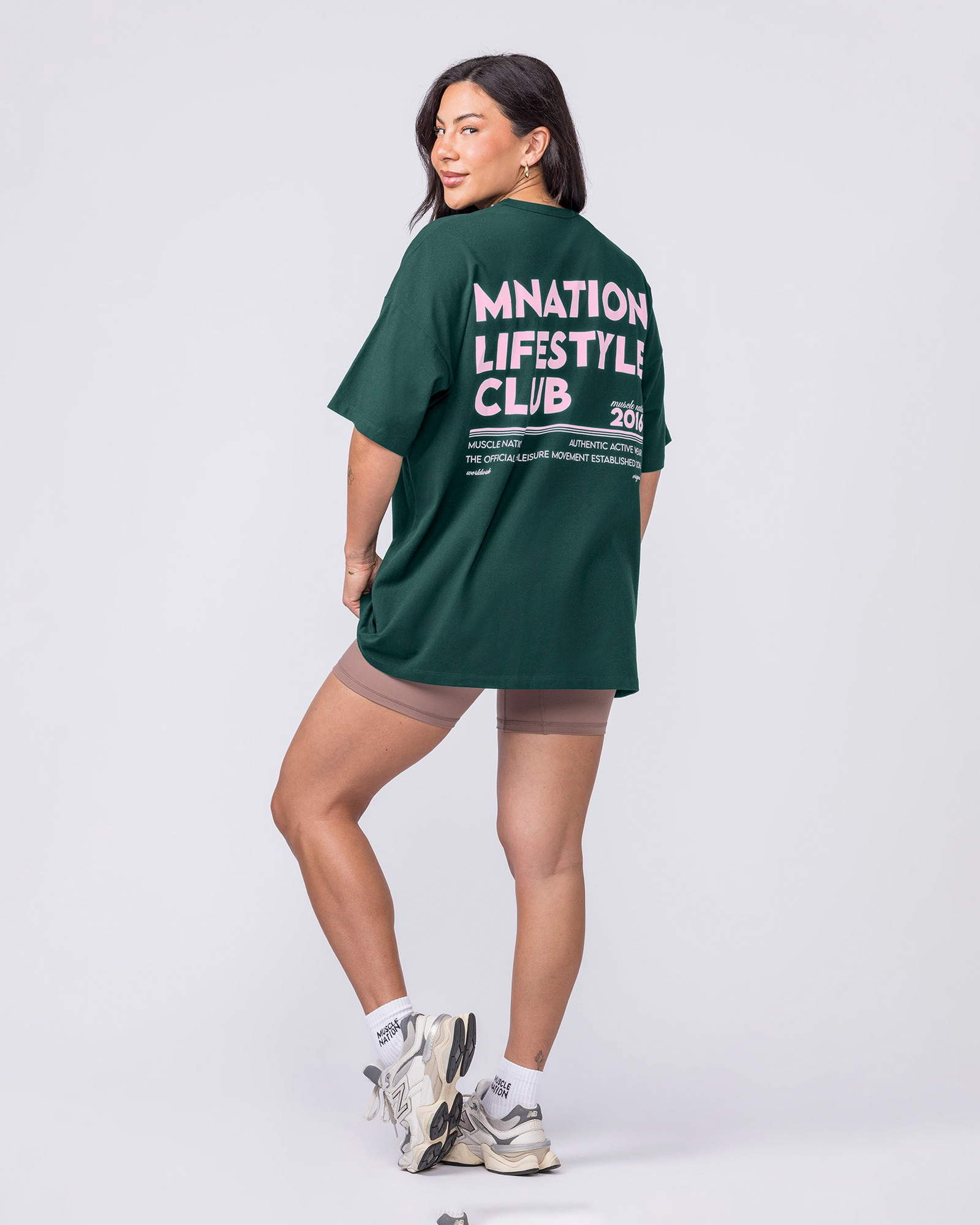 Lifestyle Club Oversized Tee - Sporting Green