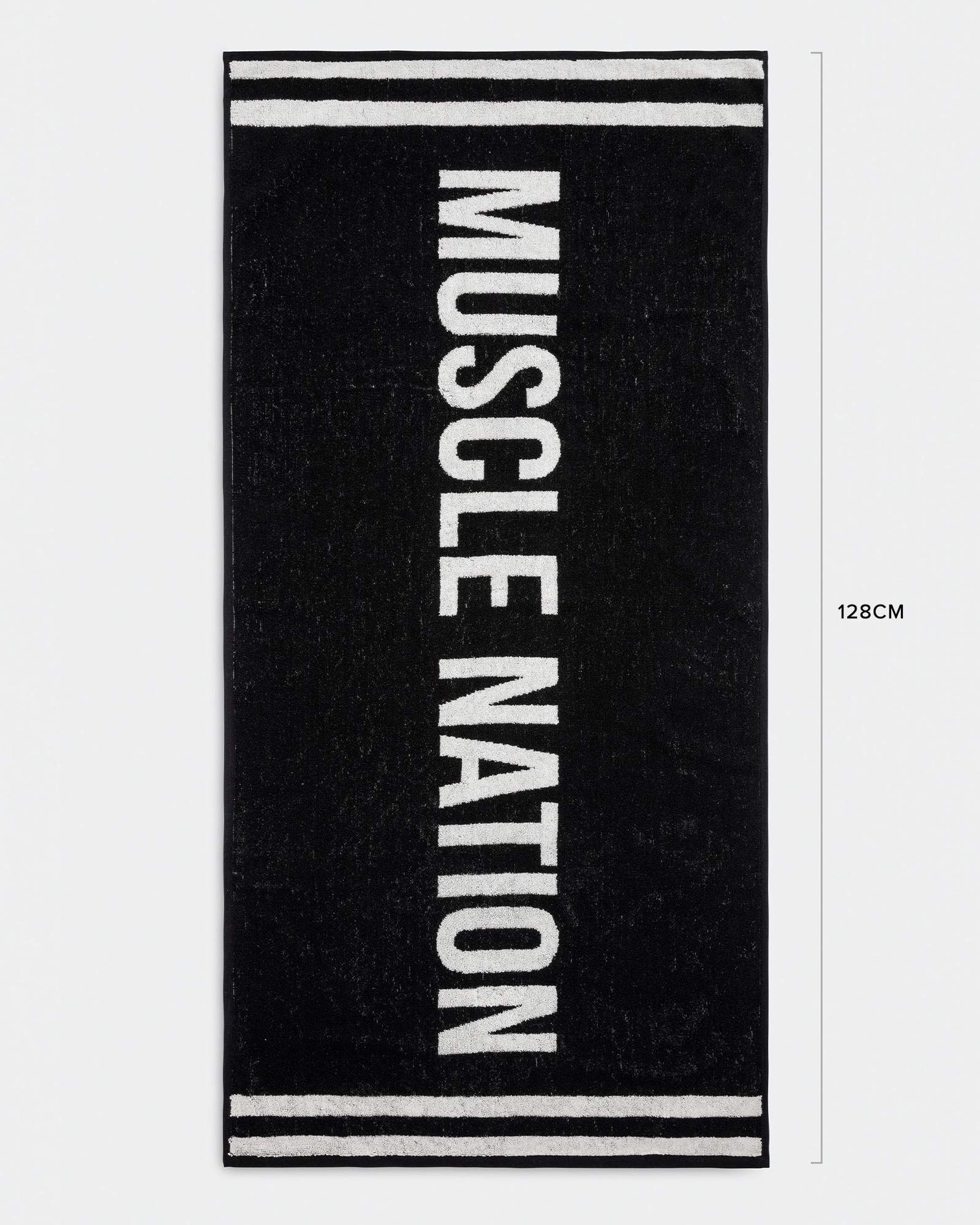 Gym Towel - Black/ White