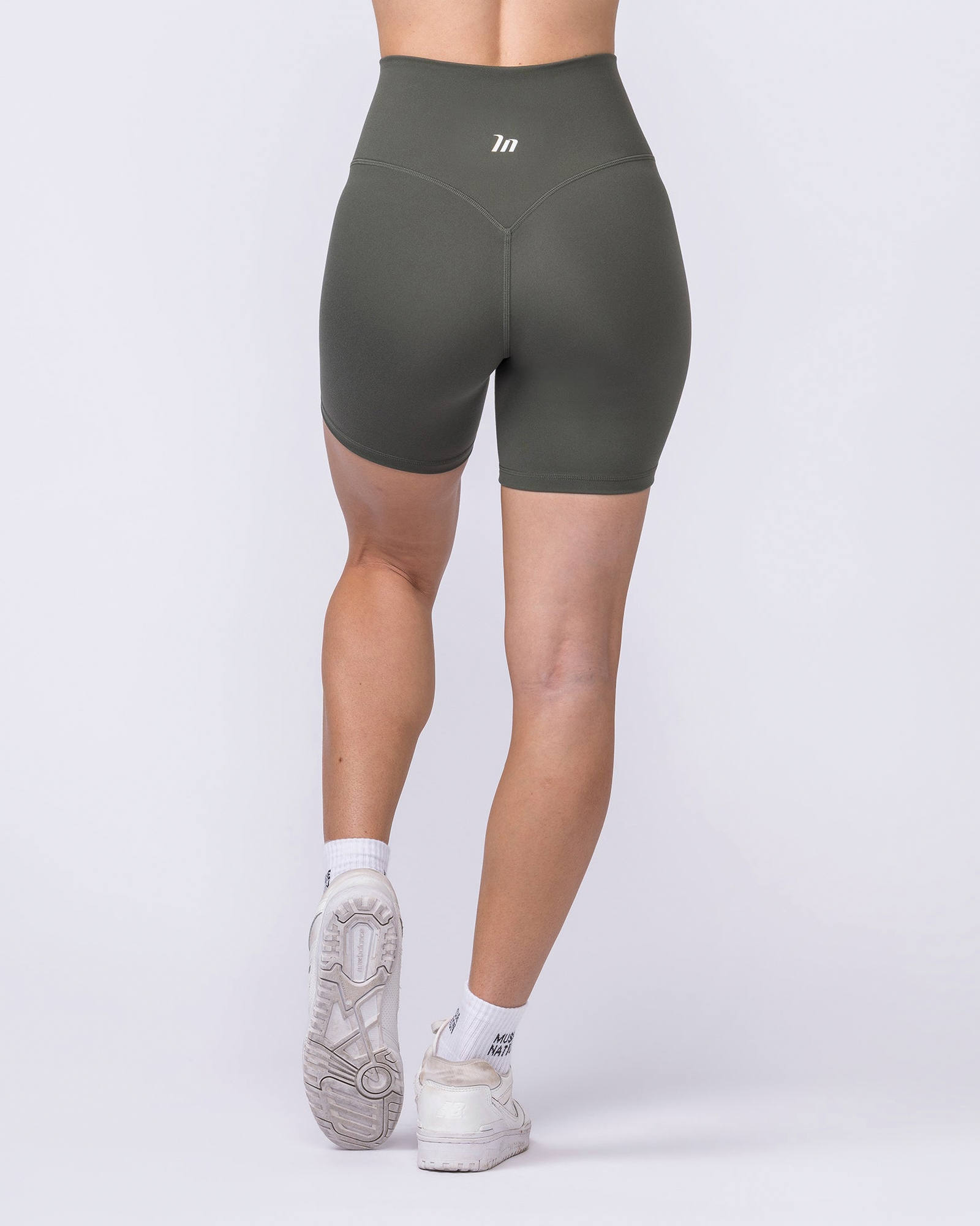 Unrivalled Bare Bike Shorts - Eucalyptus