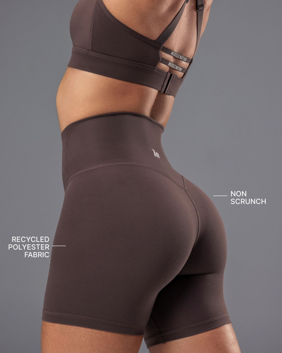 Unrivalled Bare Bike Shorts - Cola