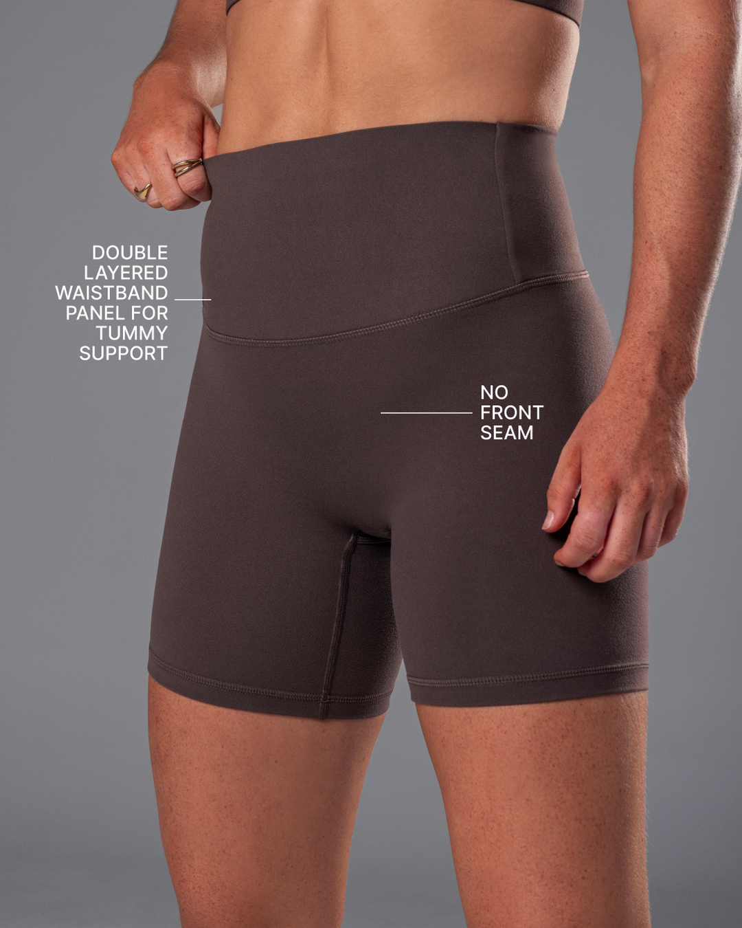 Unrivalled Bare Bike Shorts - Cola