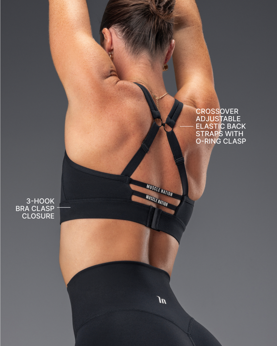 Elite Support Bra - Black