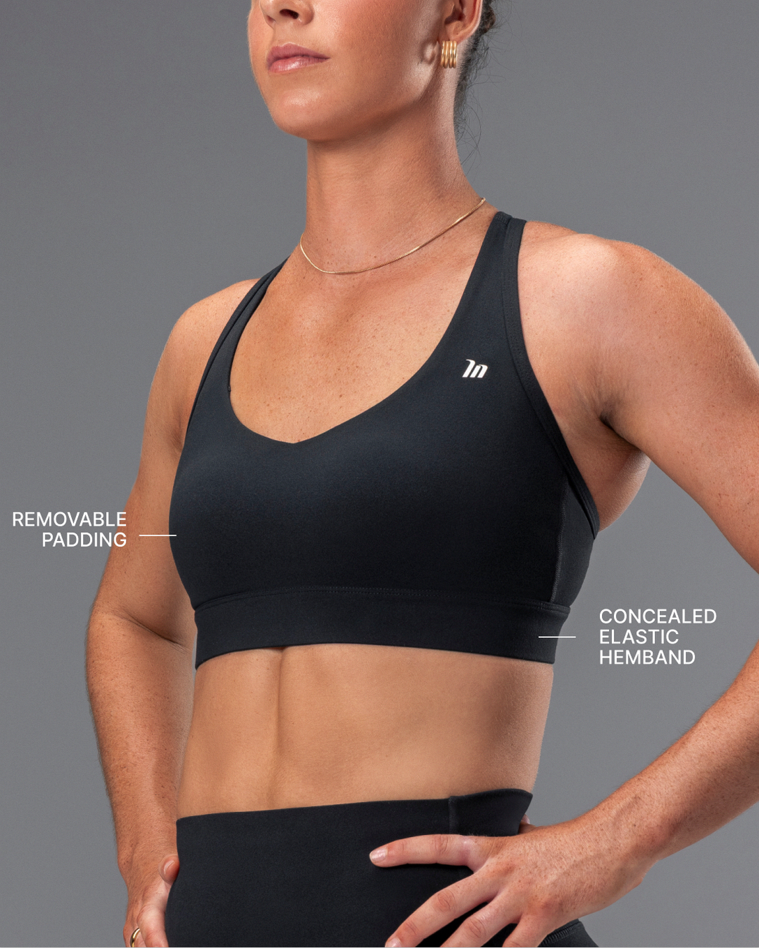Elite Support Bra - Black