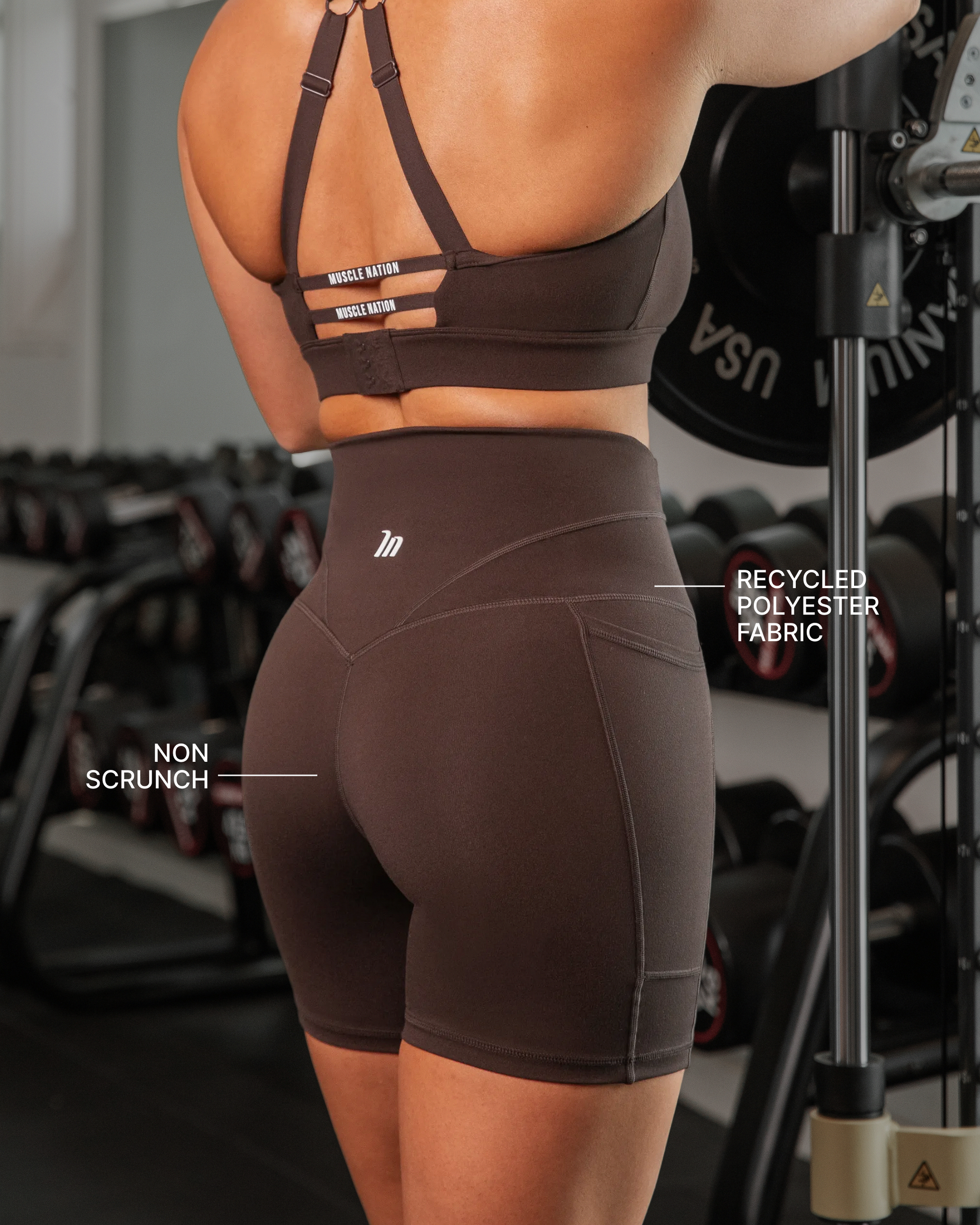 Unrivalled Everyday Pocket Bike Shorts - Cocoa