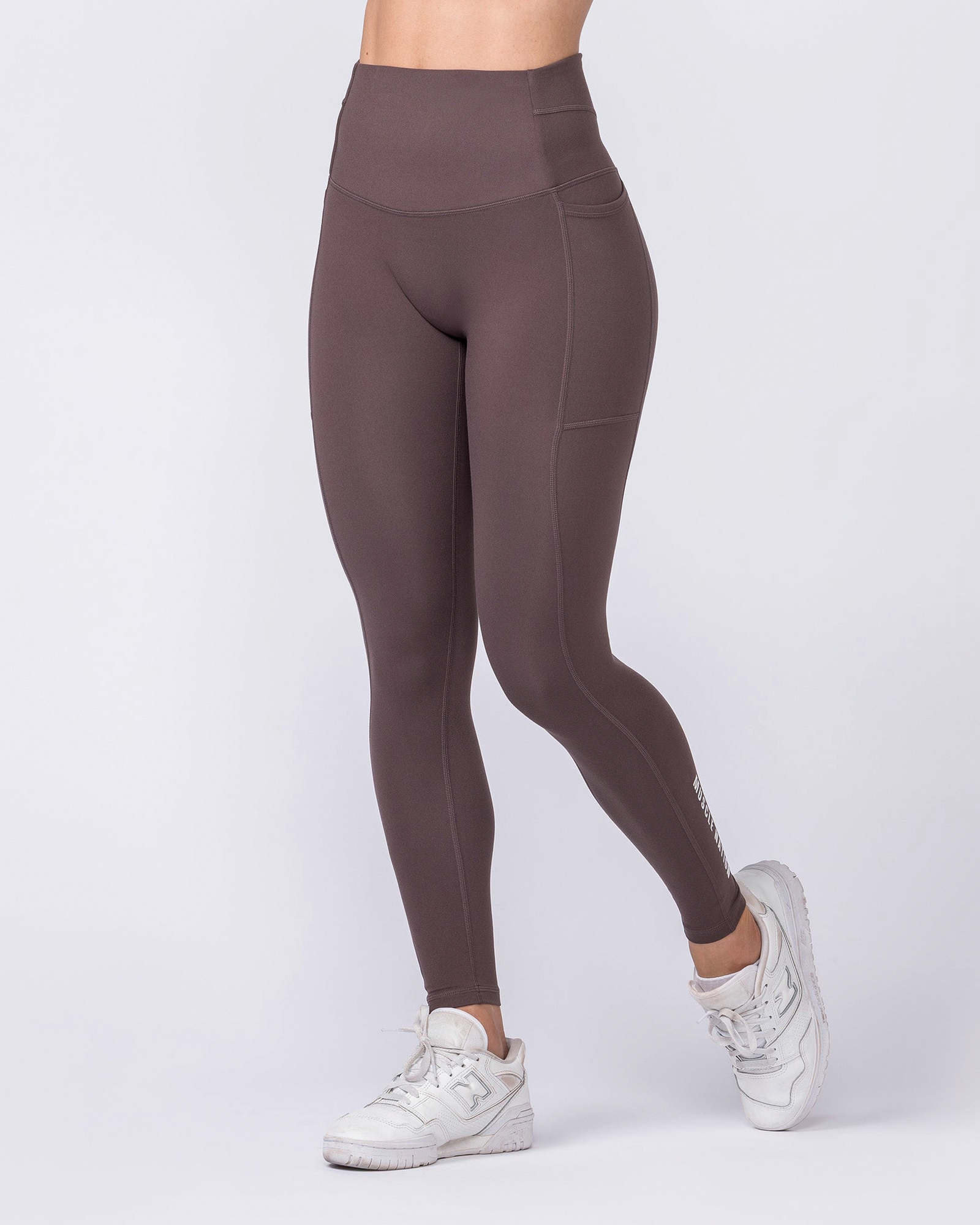 Unrivalled Everyday Pocket Ankle Leggings - Cola