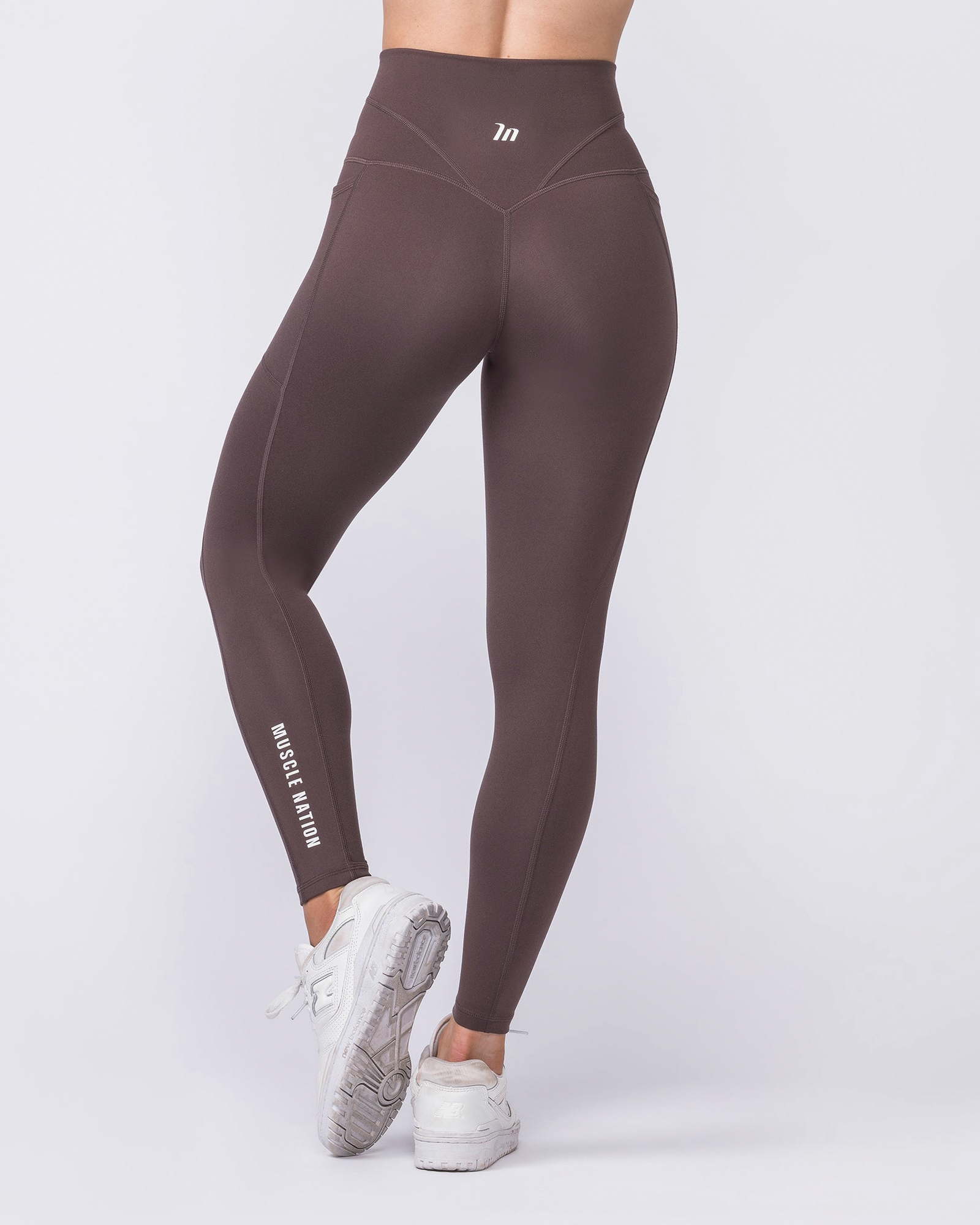 Unrivalled Everyday Pocket Ankle Leggings - Cola