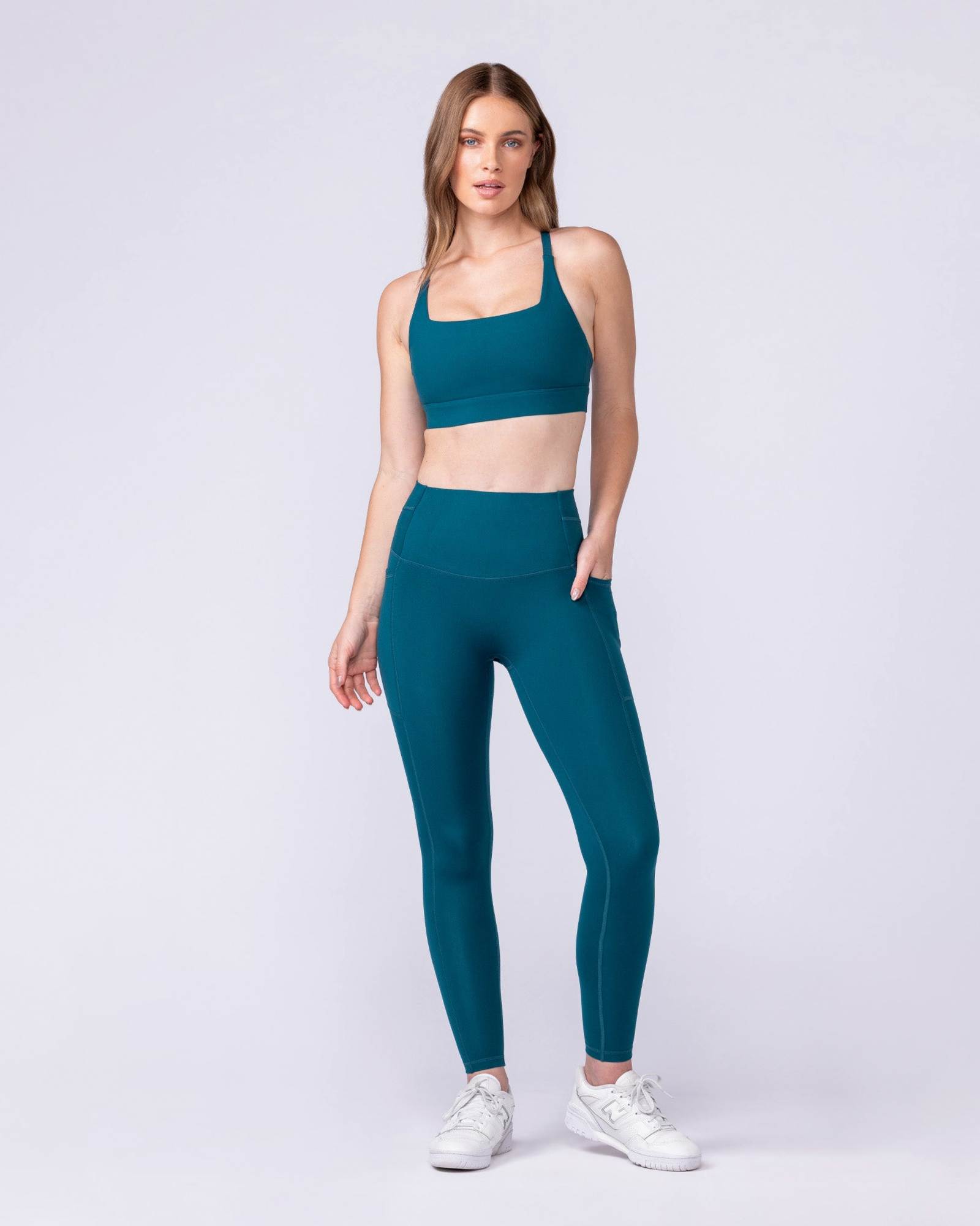 Unrivalled Everyday Pocket Ankle Leggings - Dark Marine