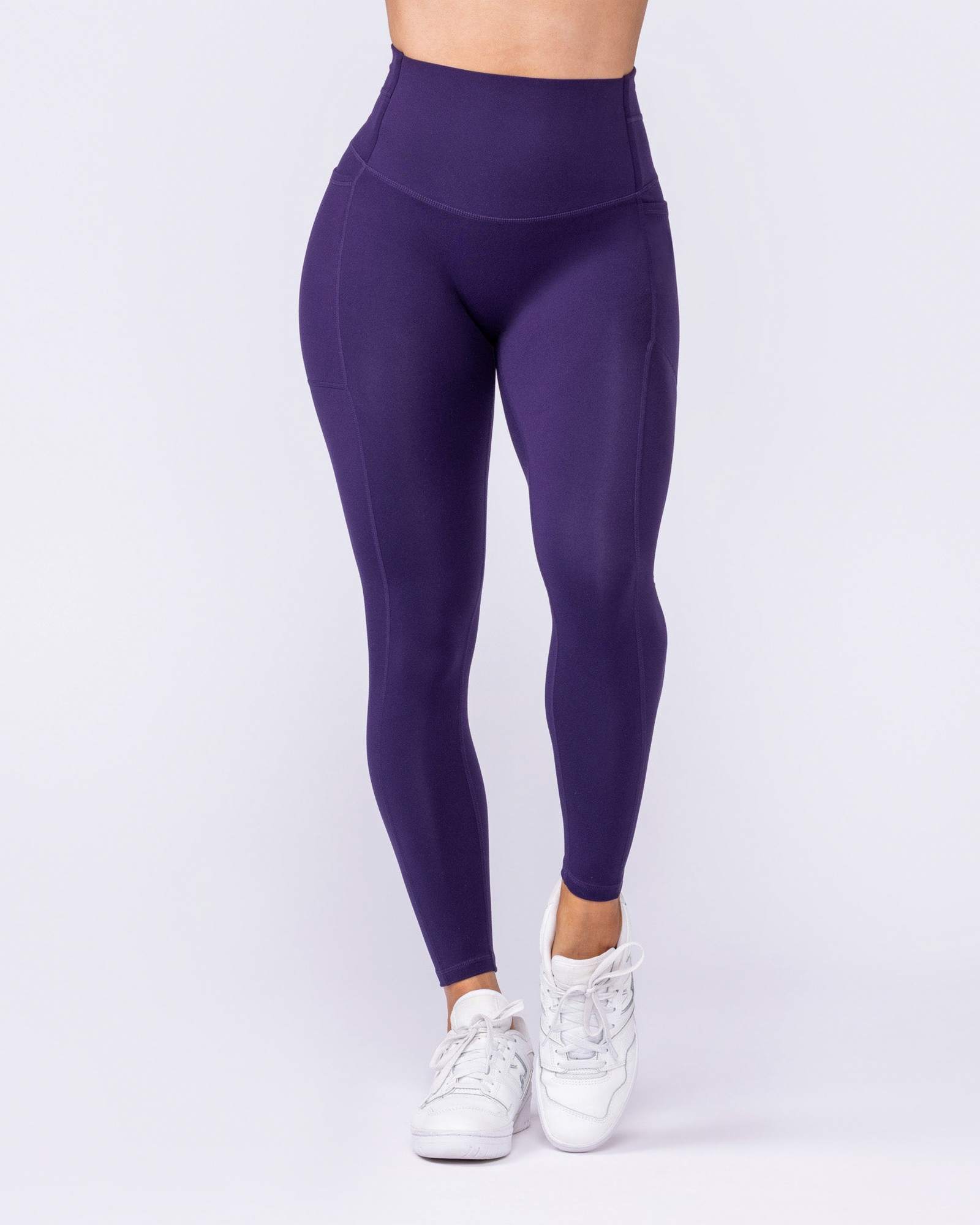 Unrivalled Everyday Pocket Ankle Leggings - Dark Purple