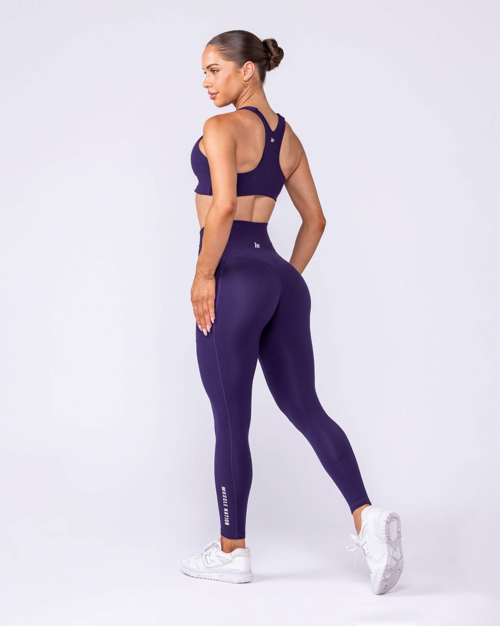Unrivalled Everyday Pocket Ankle Leggings - Dark Purple