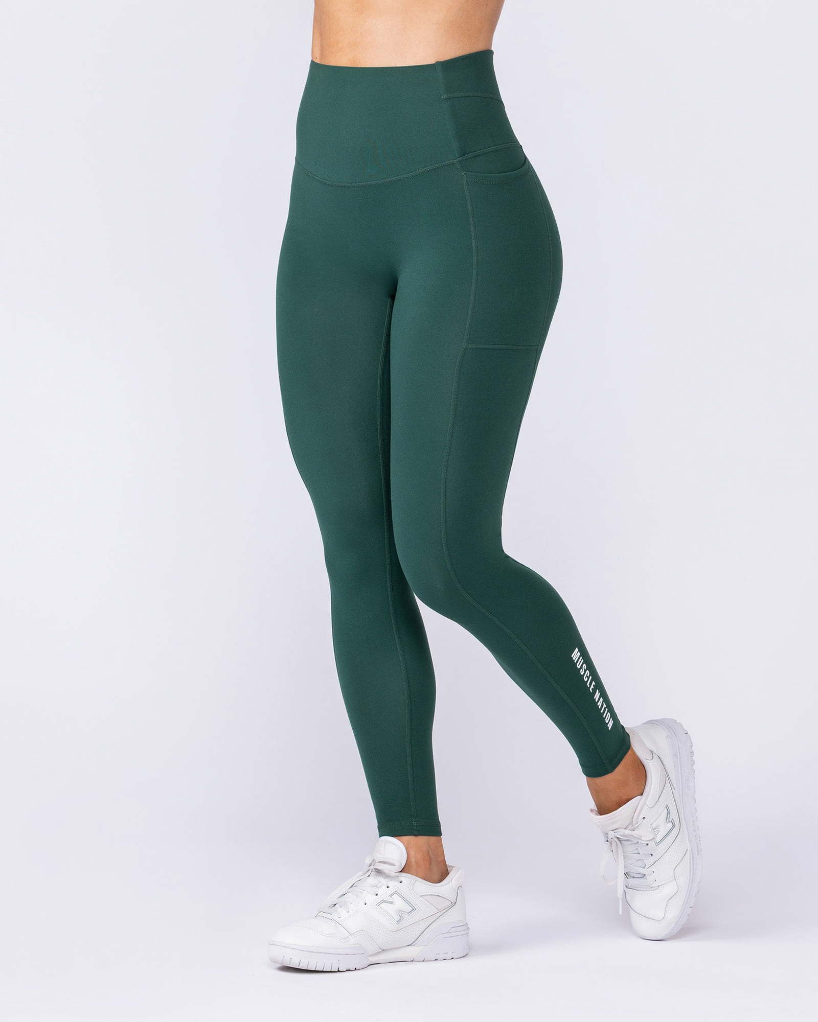 Unrivalled Everyday Pocket Ankle Leggings - Forest Green