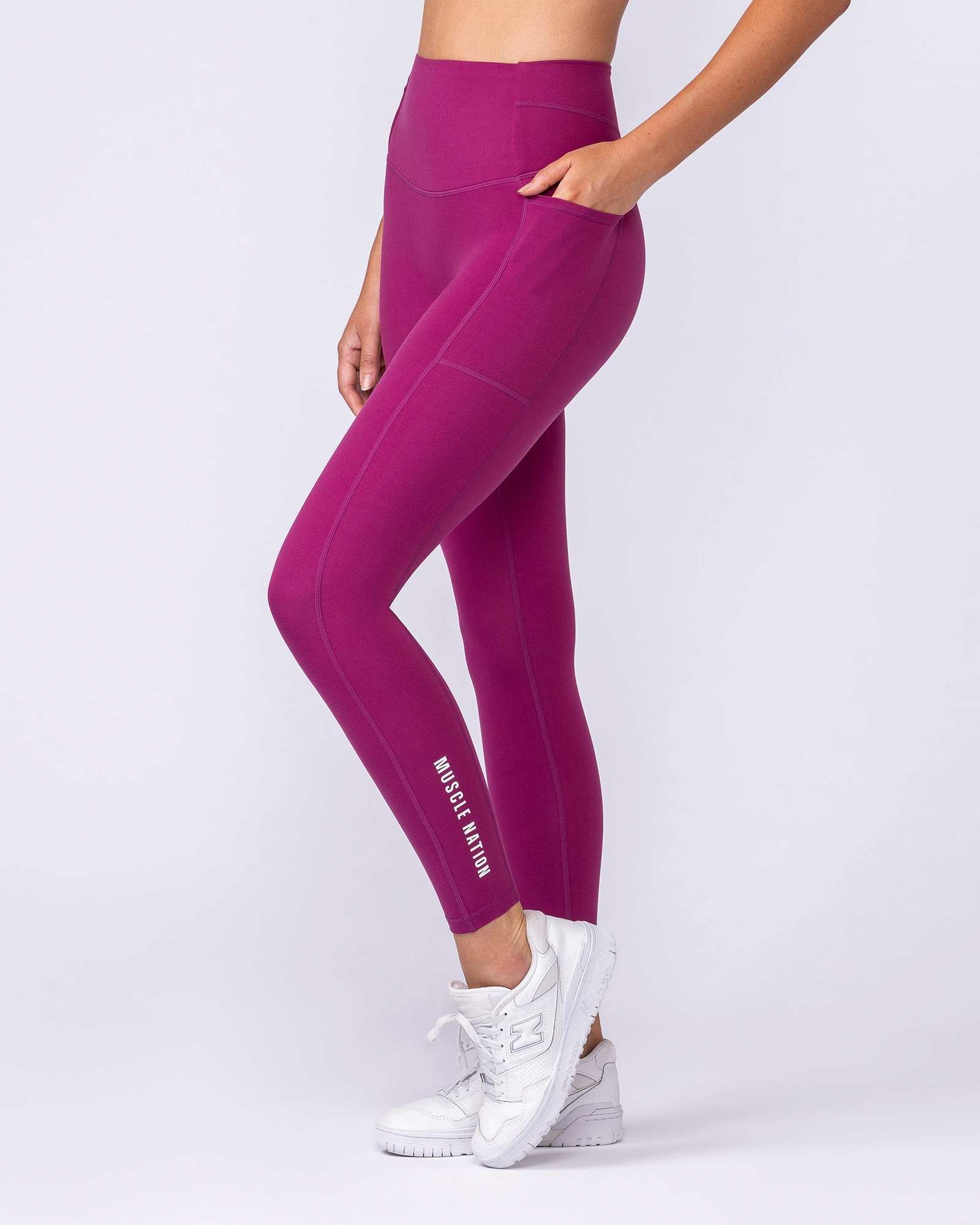 Unrivalled Everyday Pocket Ankle Leggings - Raspberry Quartz