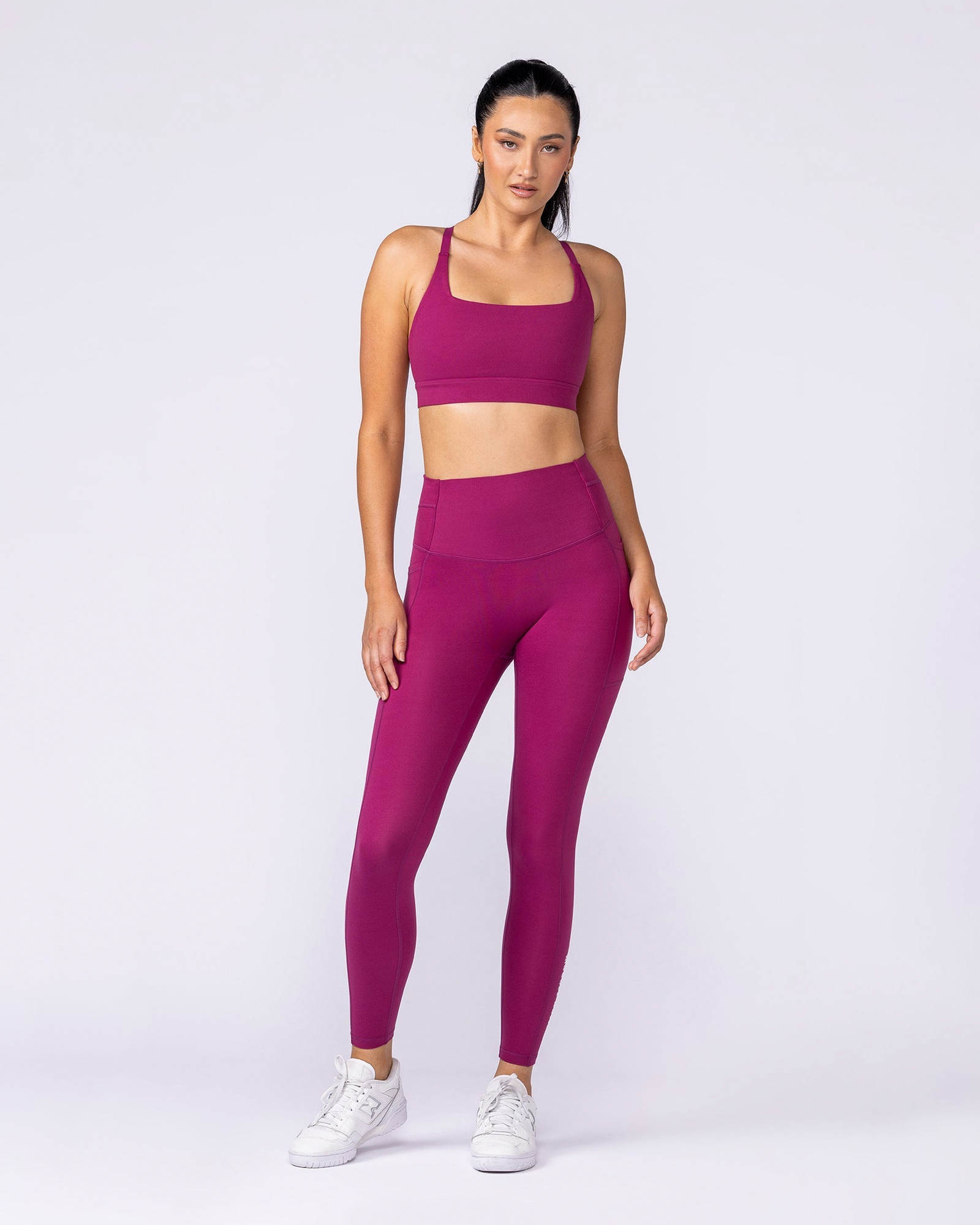 Unrivalled Everyday Pocket Ankle Leggings - Raspberry Quartz
