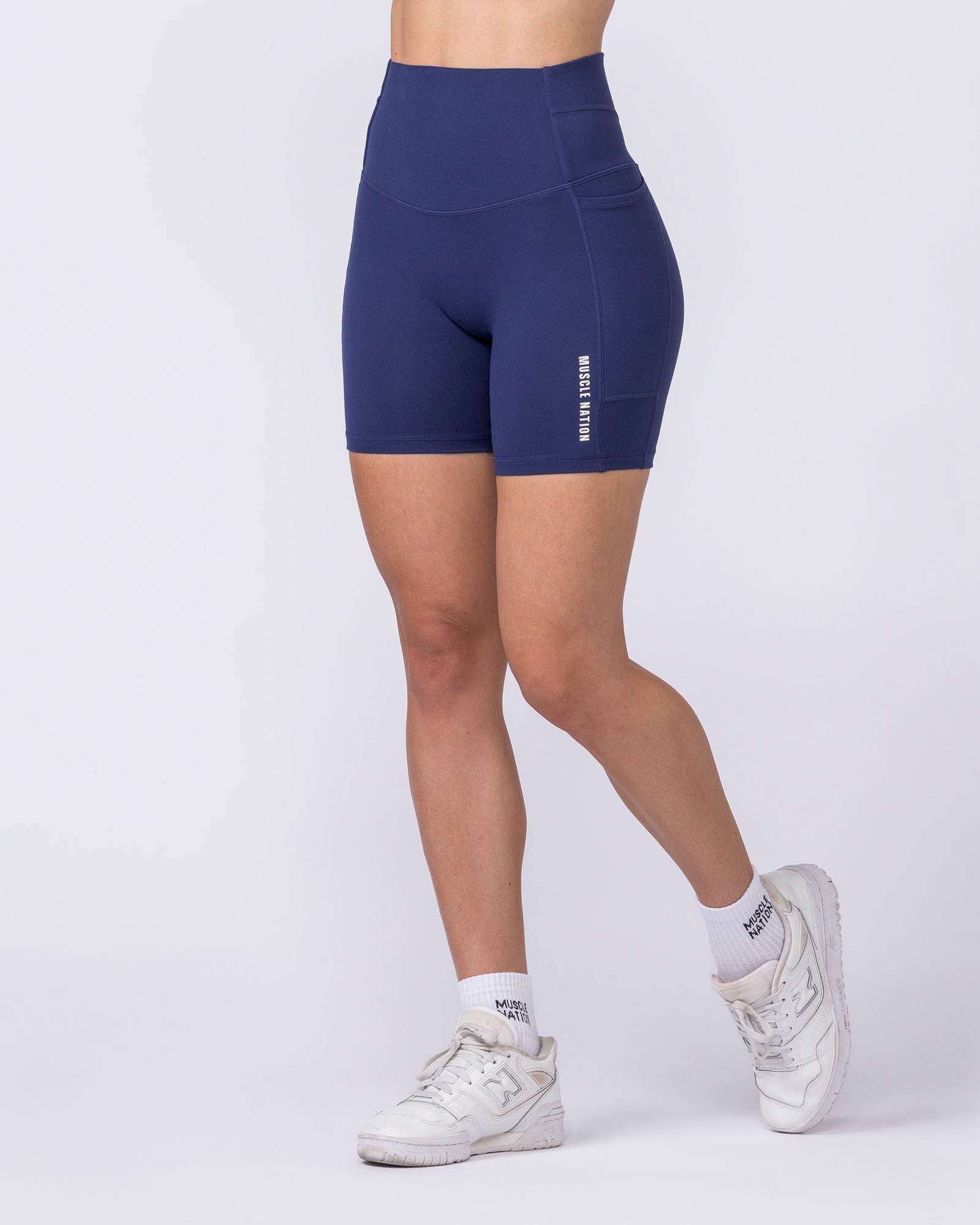 Unrivalled Everyday Pocket Bike Shorts - Classic Navy