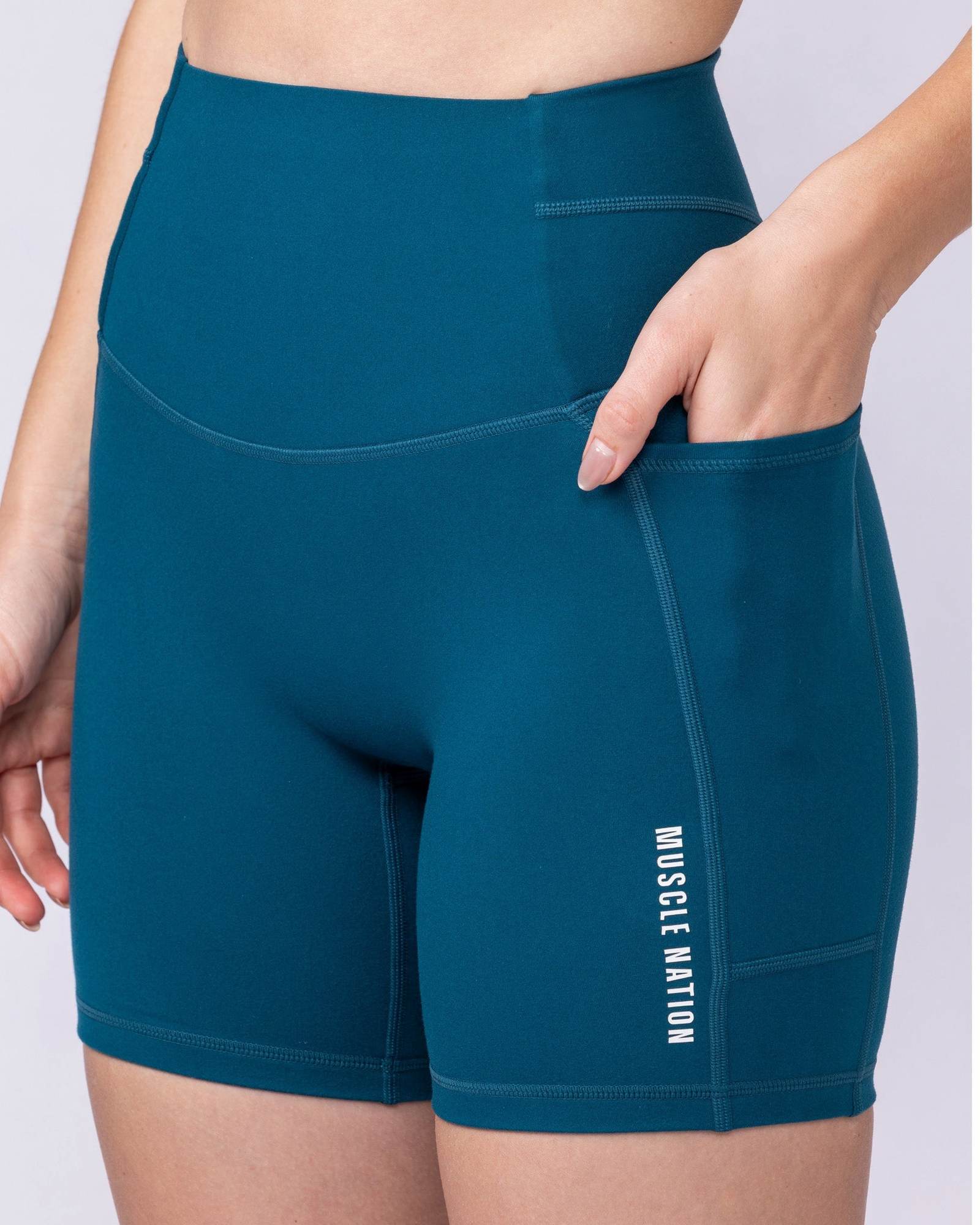 Unrivalled Everyday Pocket Bike Shorts - Dark Marine