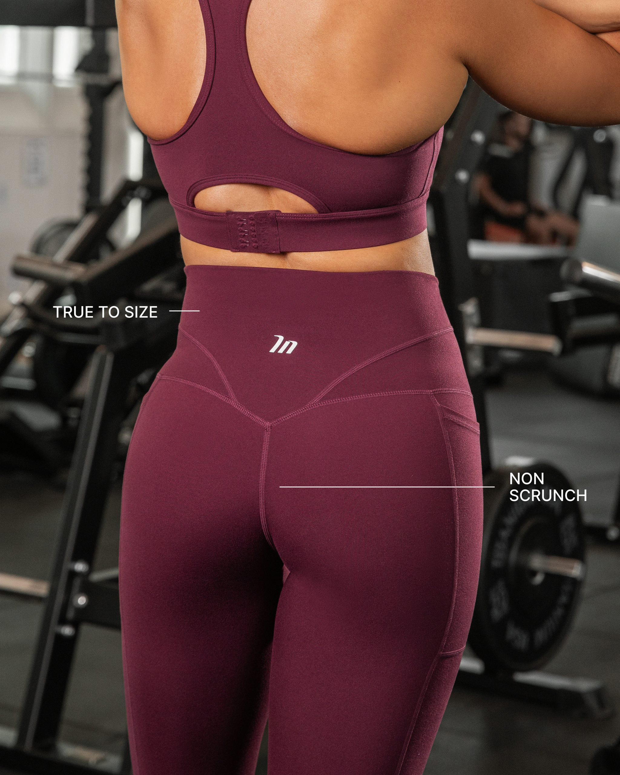 Unrivalled Everyday Pocket Ankle Leggings - Sangria