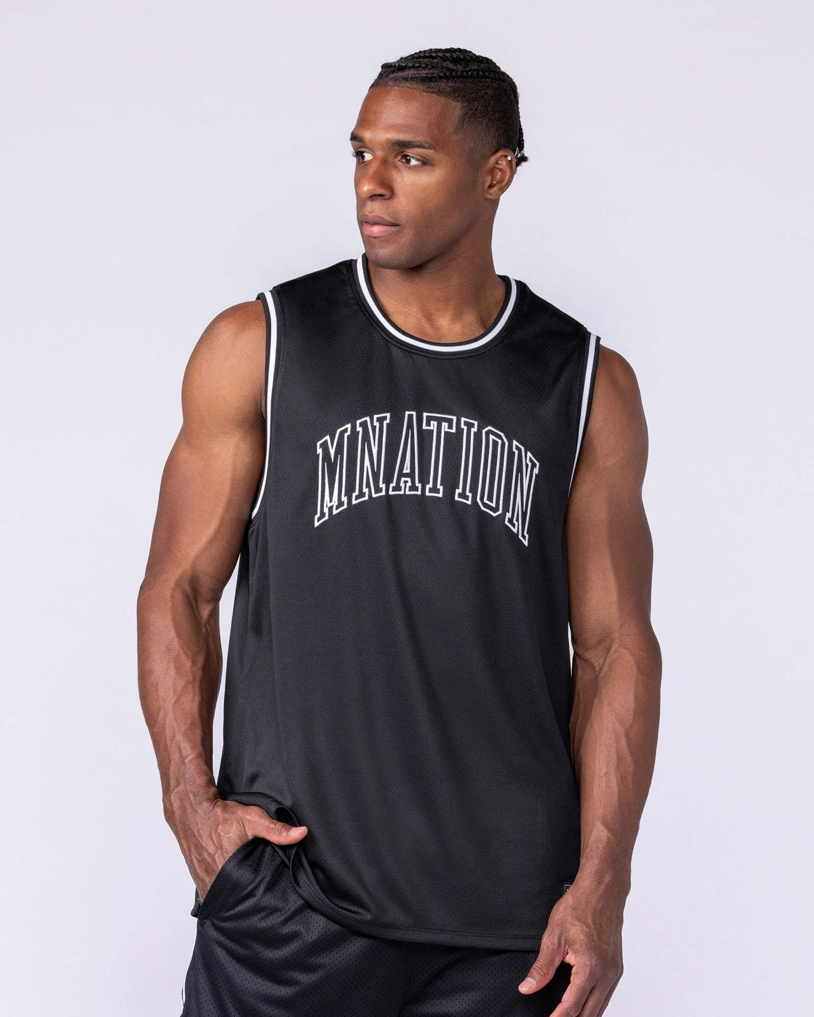 Varsity Basketball Jersey - Black