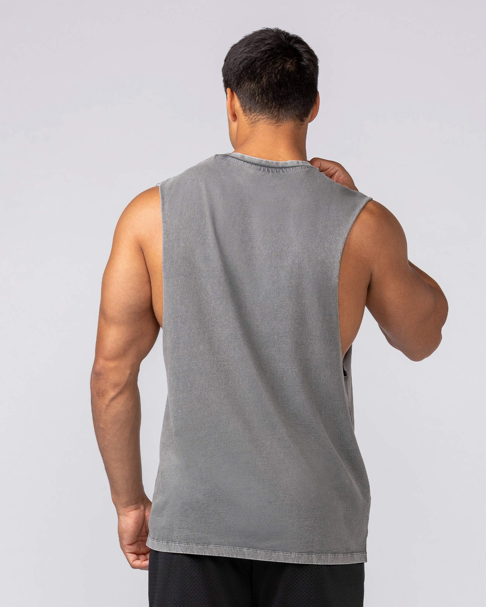 Varsity Training Drop Arm Vintage Tank - Washed Tornado