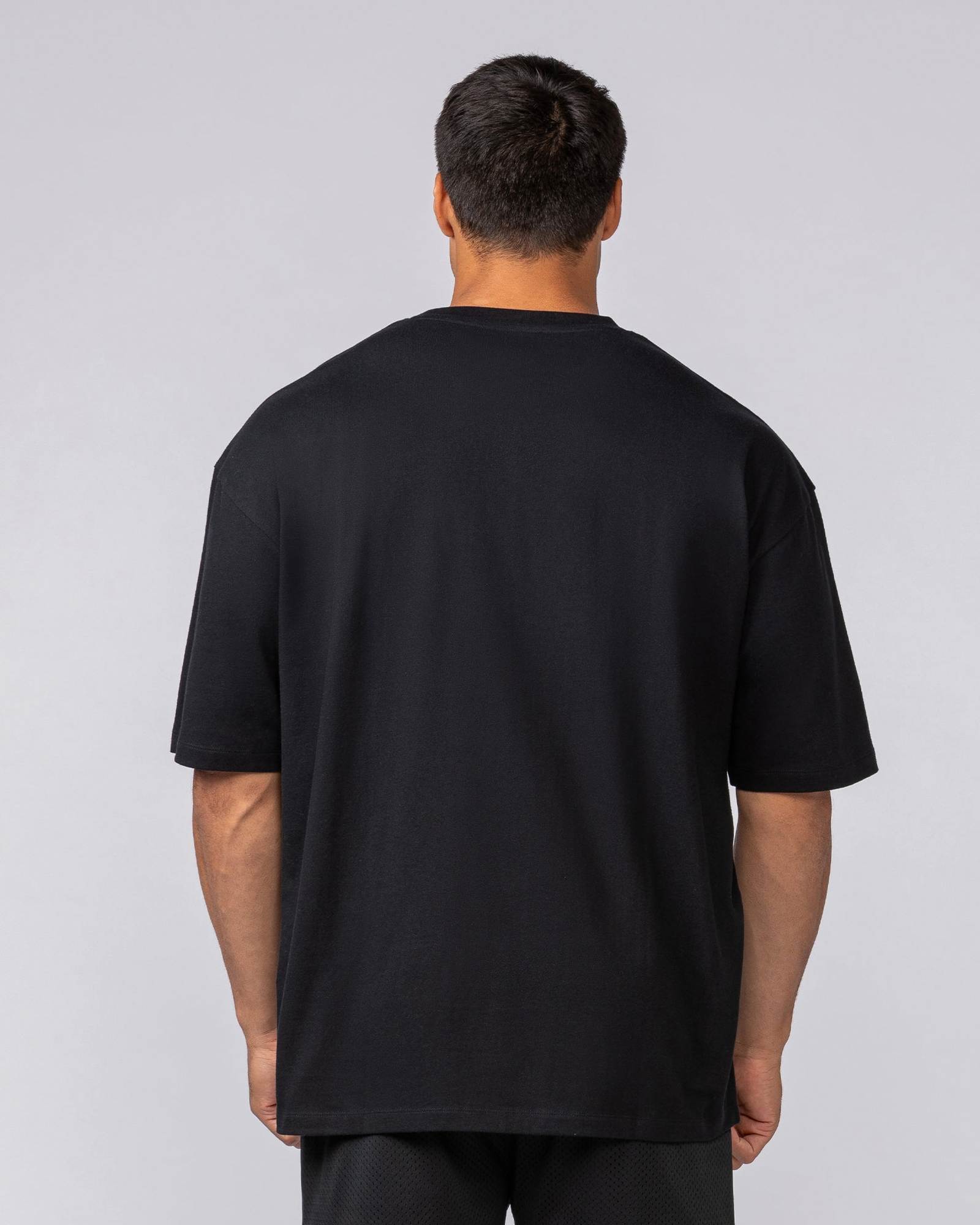 Varsity Training Oversized Tee - Black