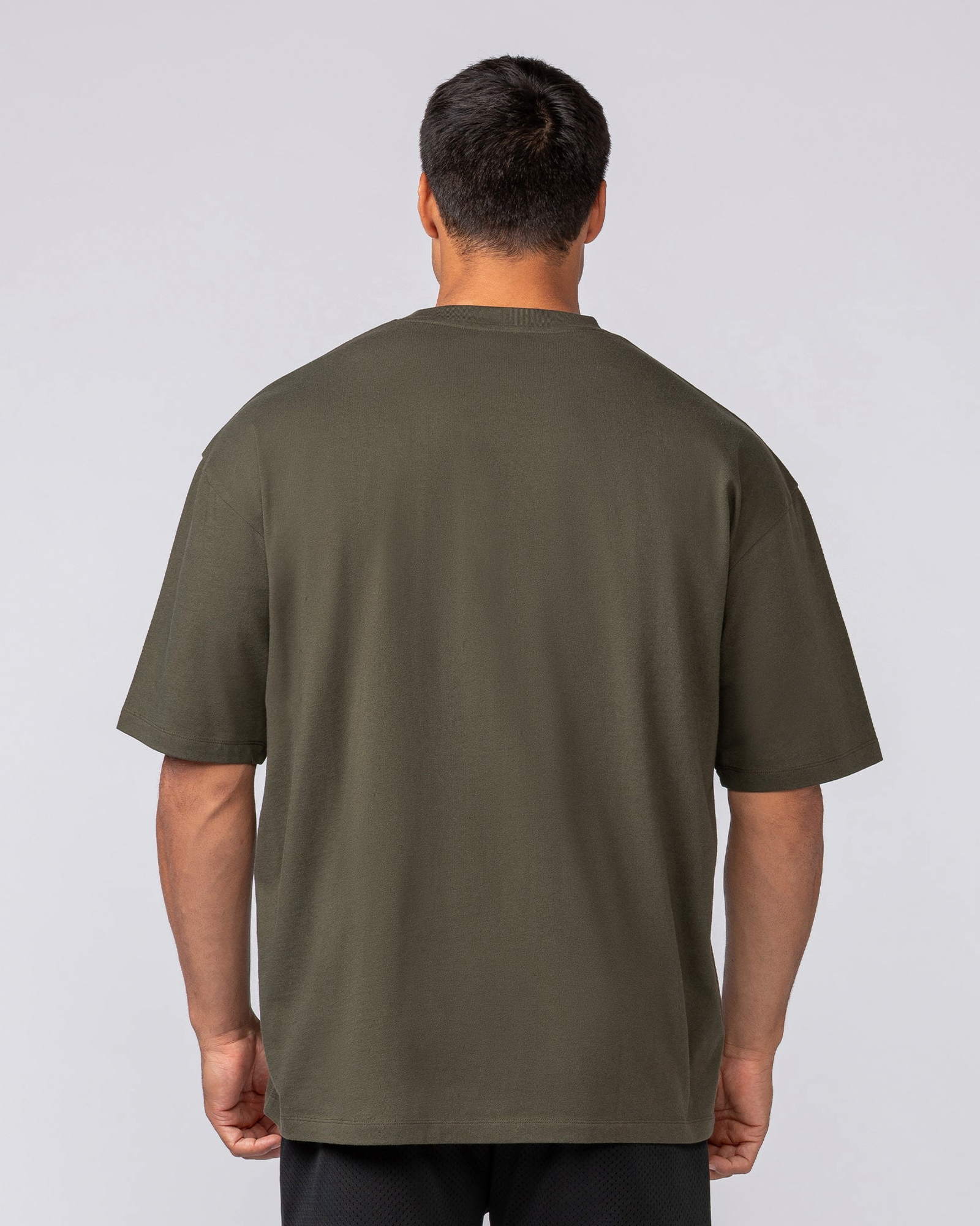 Varsity Training Oversized Tee - Dark Khaki