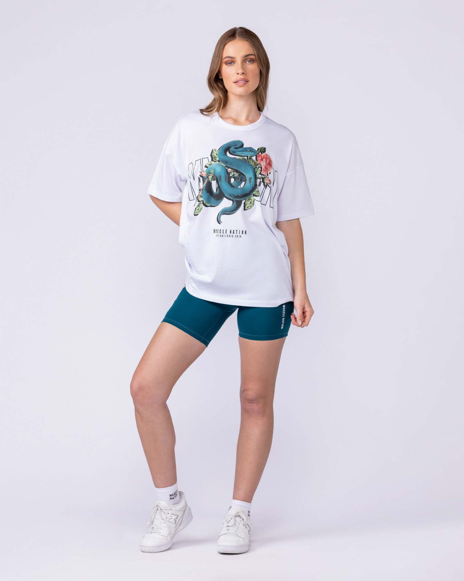 Viper Oversized Tee - White