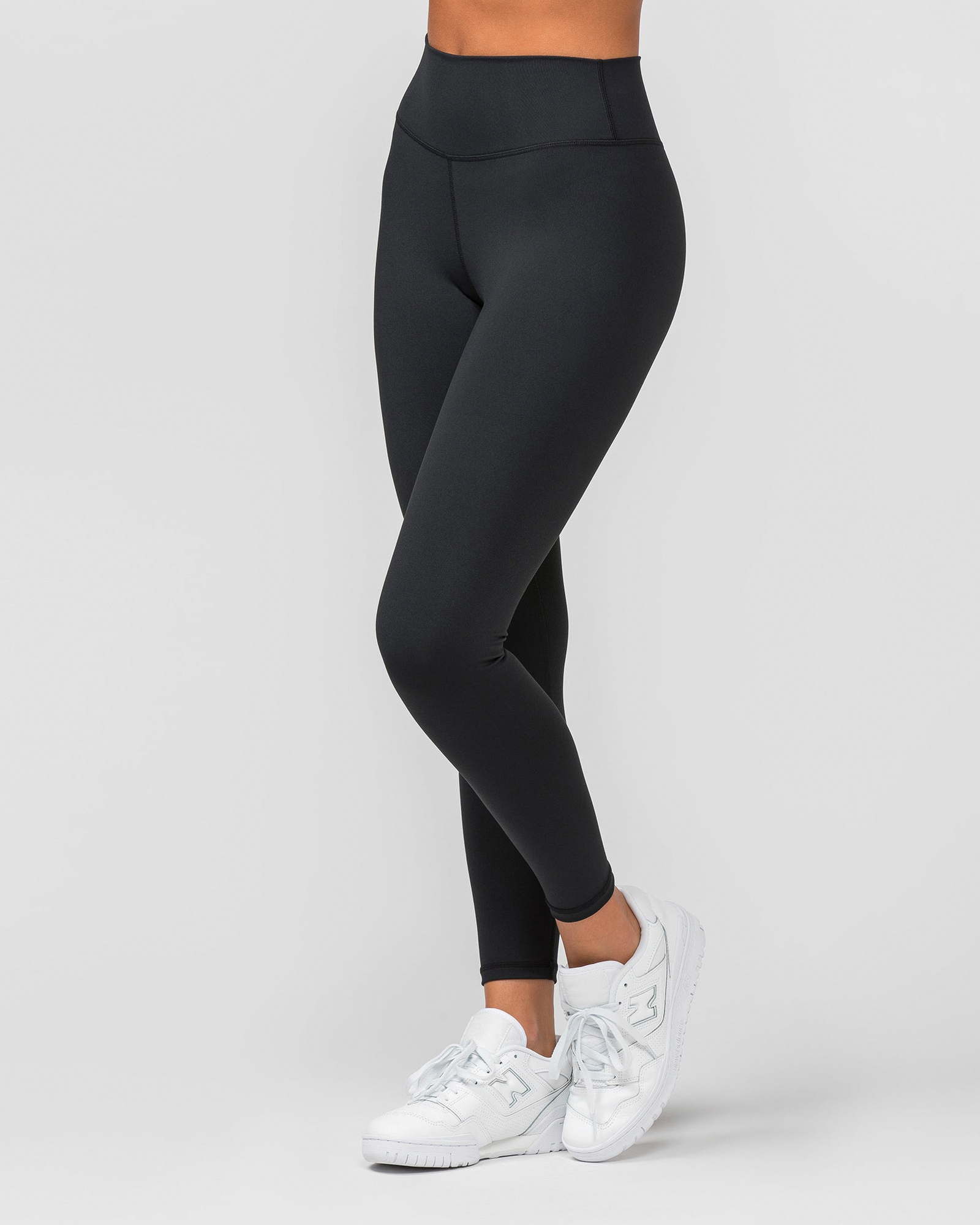 Signature Scrunch Ankle Length Leggings - Black