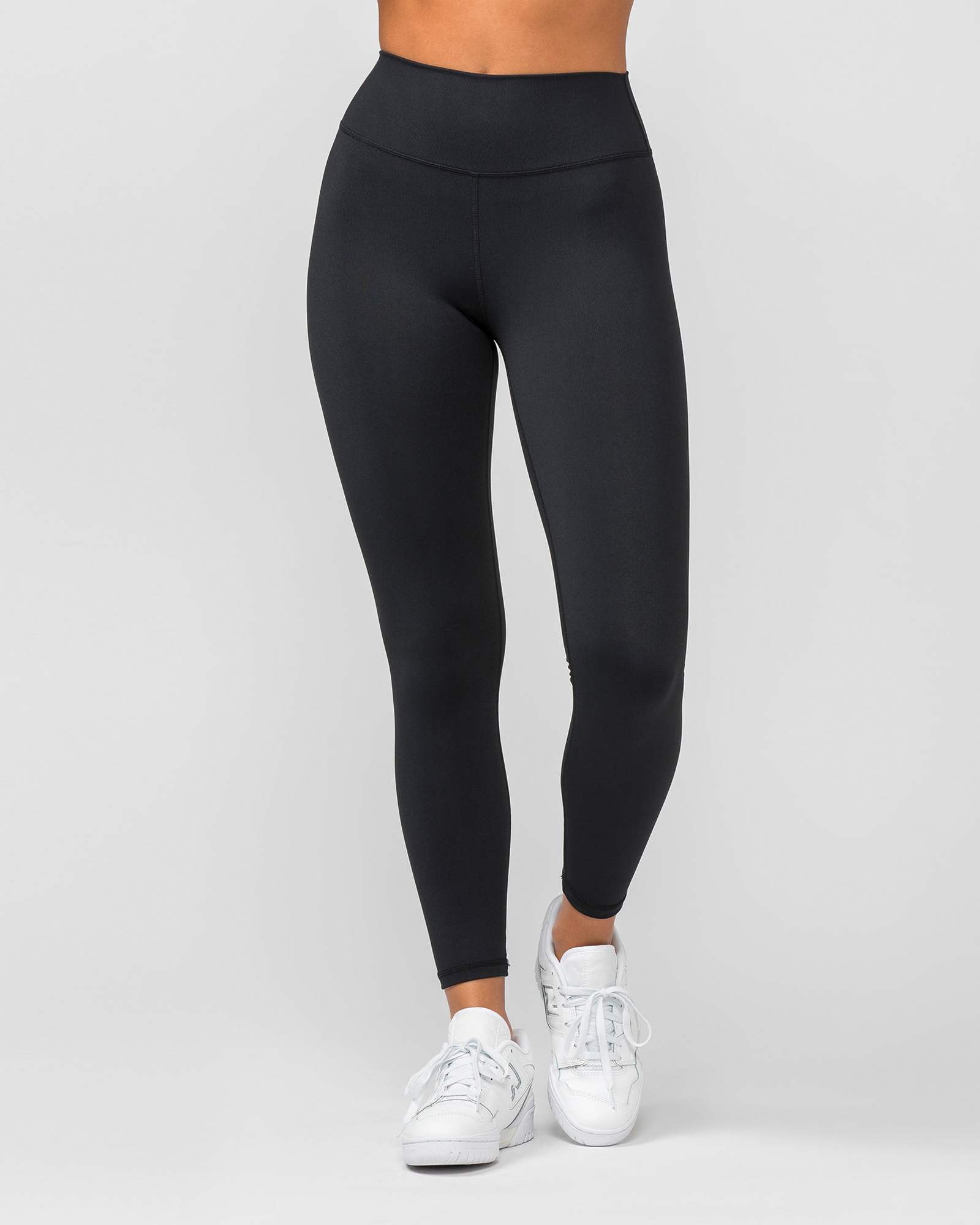 Signature Scrunch Ankle Length Leggings - Black