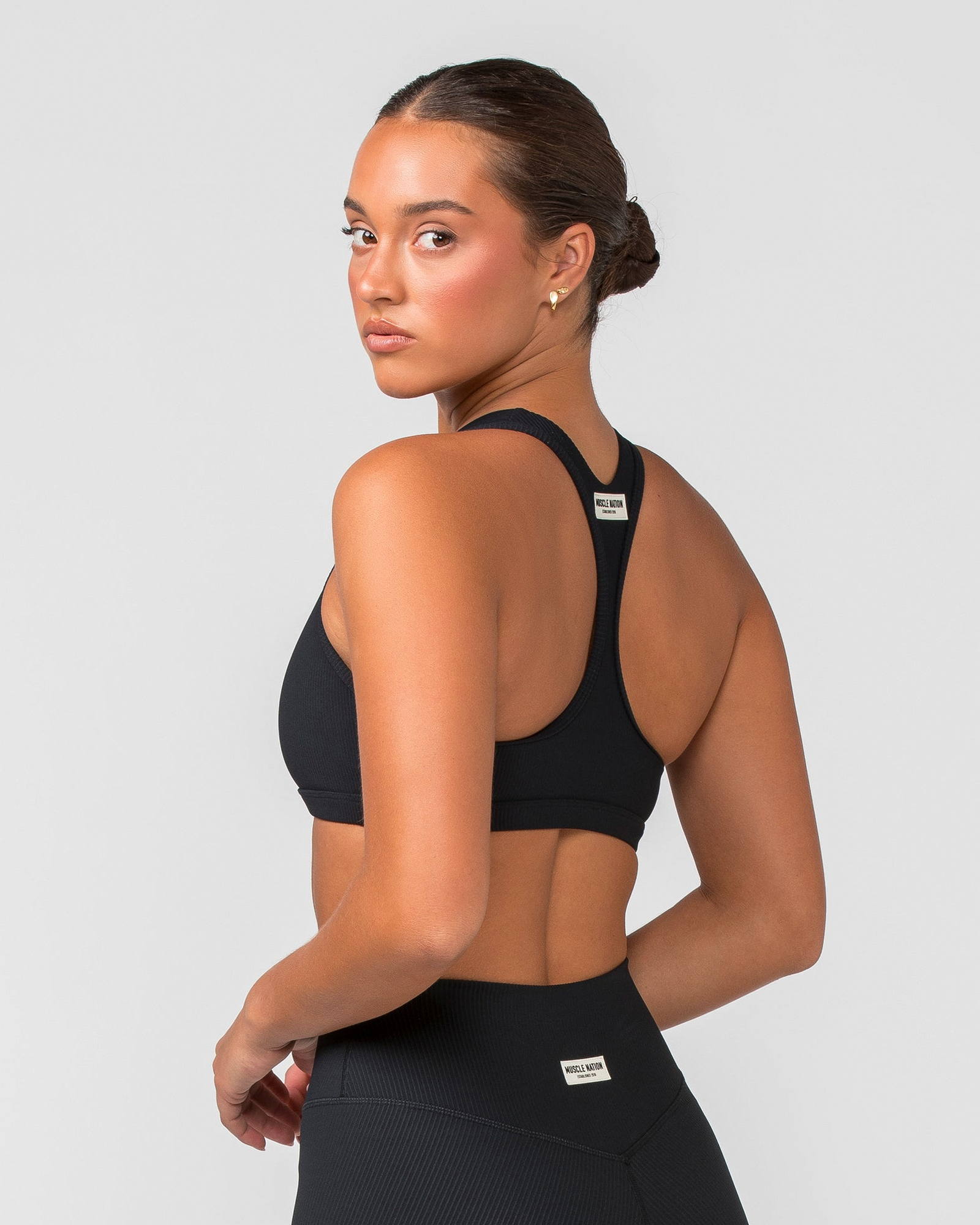Flex Rib Bra - Black