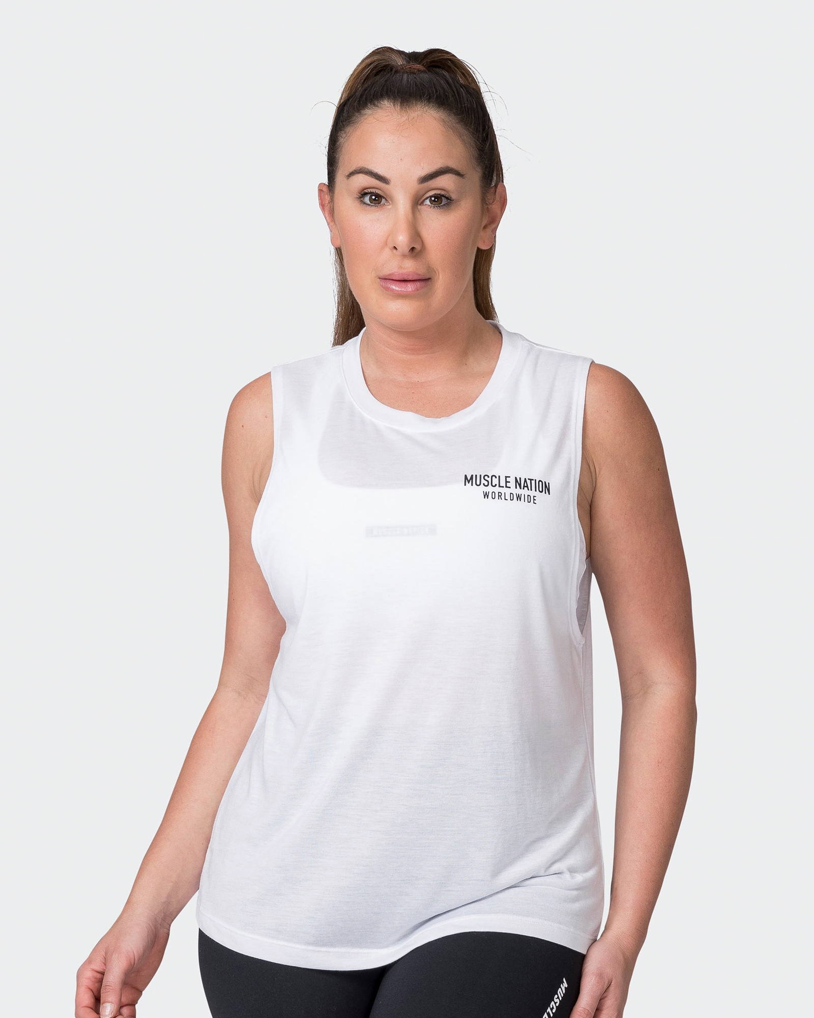 Worldwide Drop Arm Tank - White