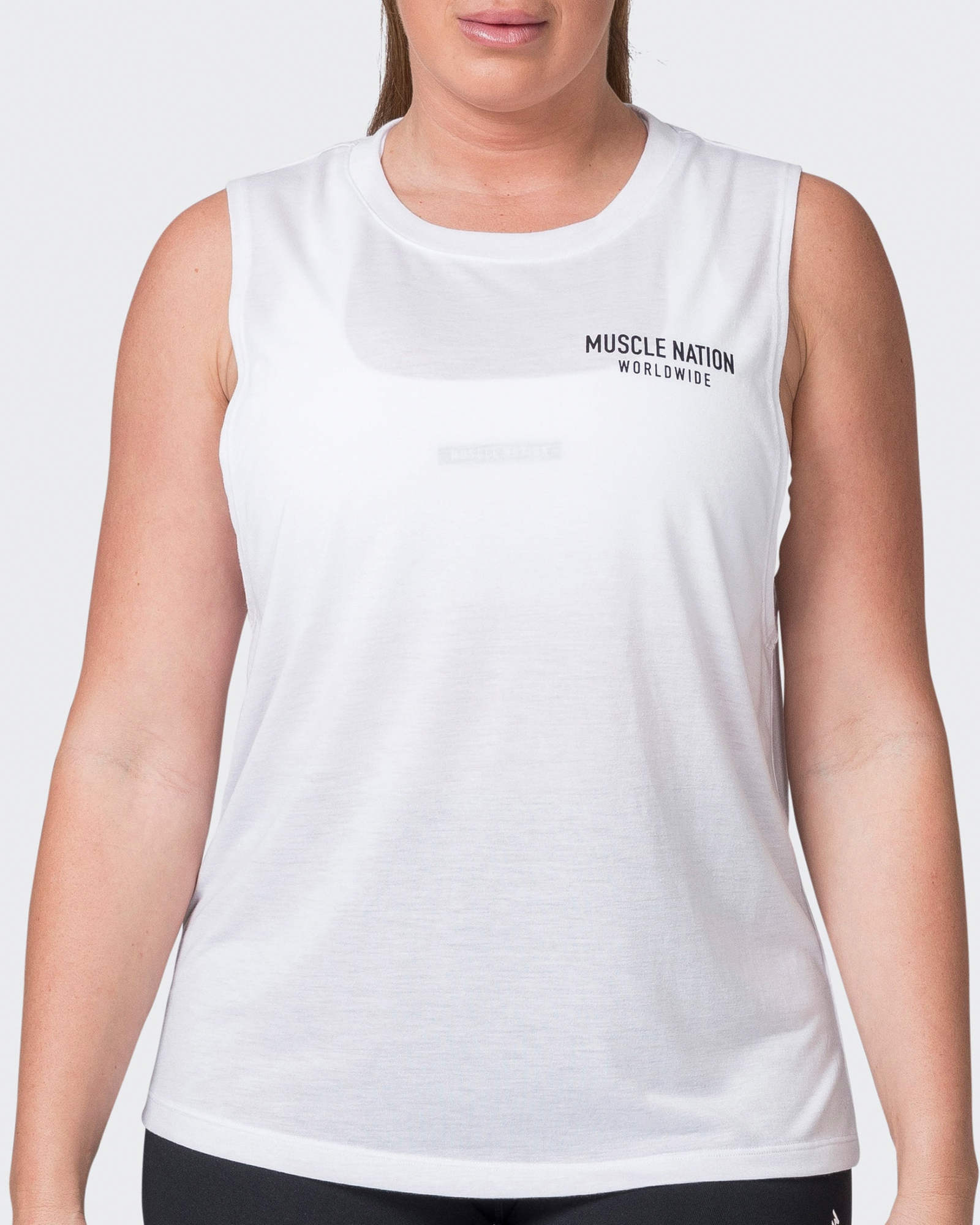 Worldwide Drop Arm Tank - White