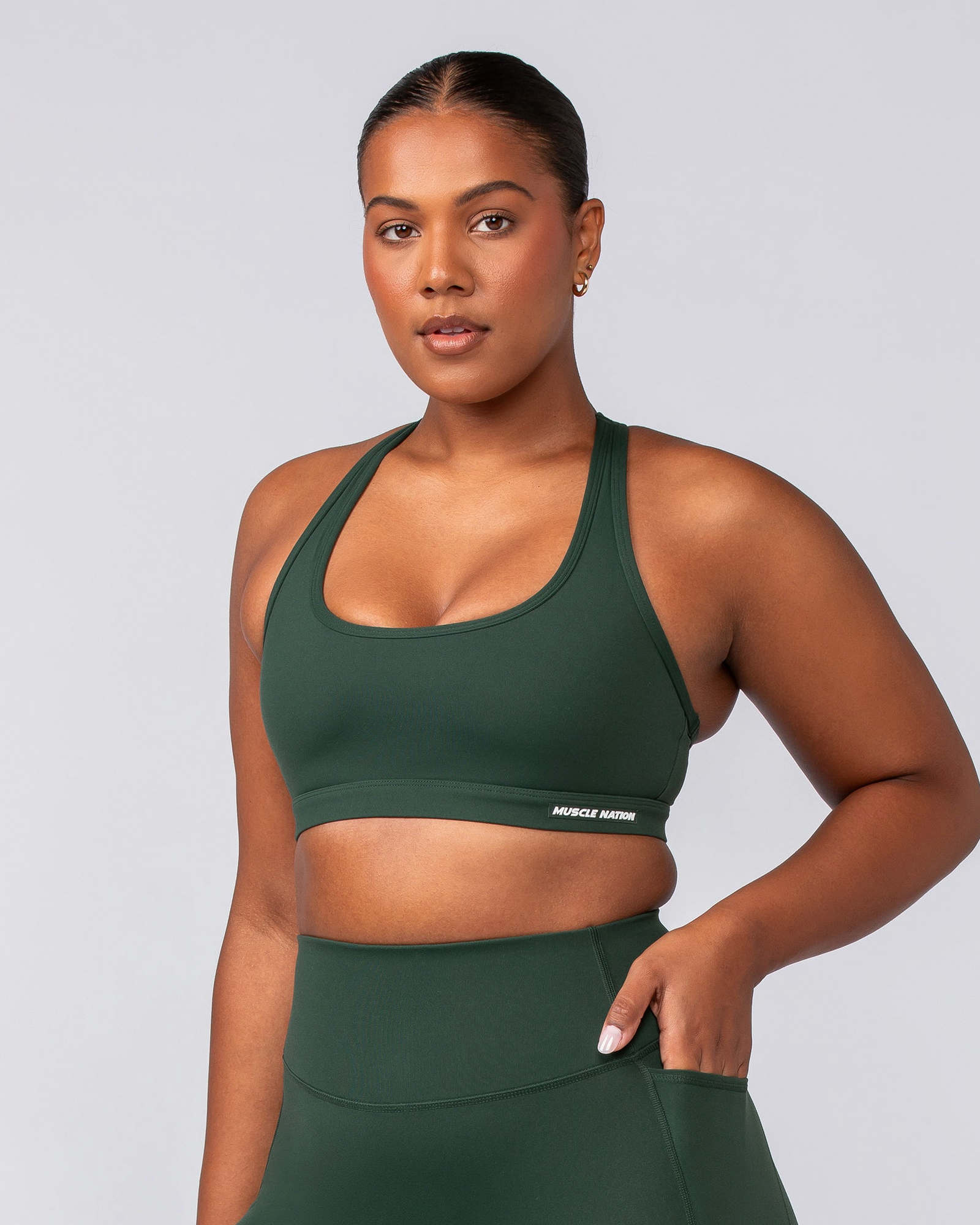 Drew Bra - Forest Green