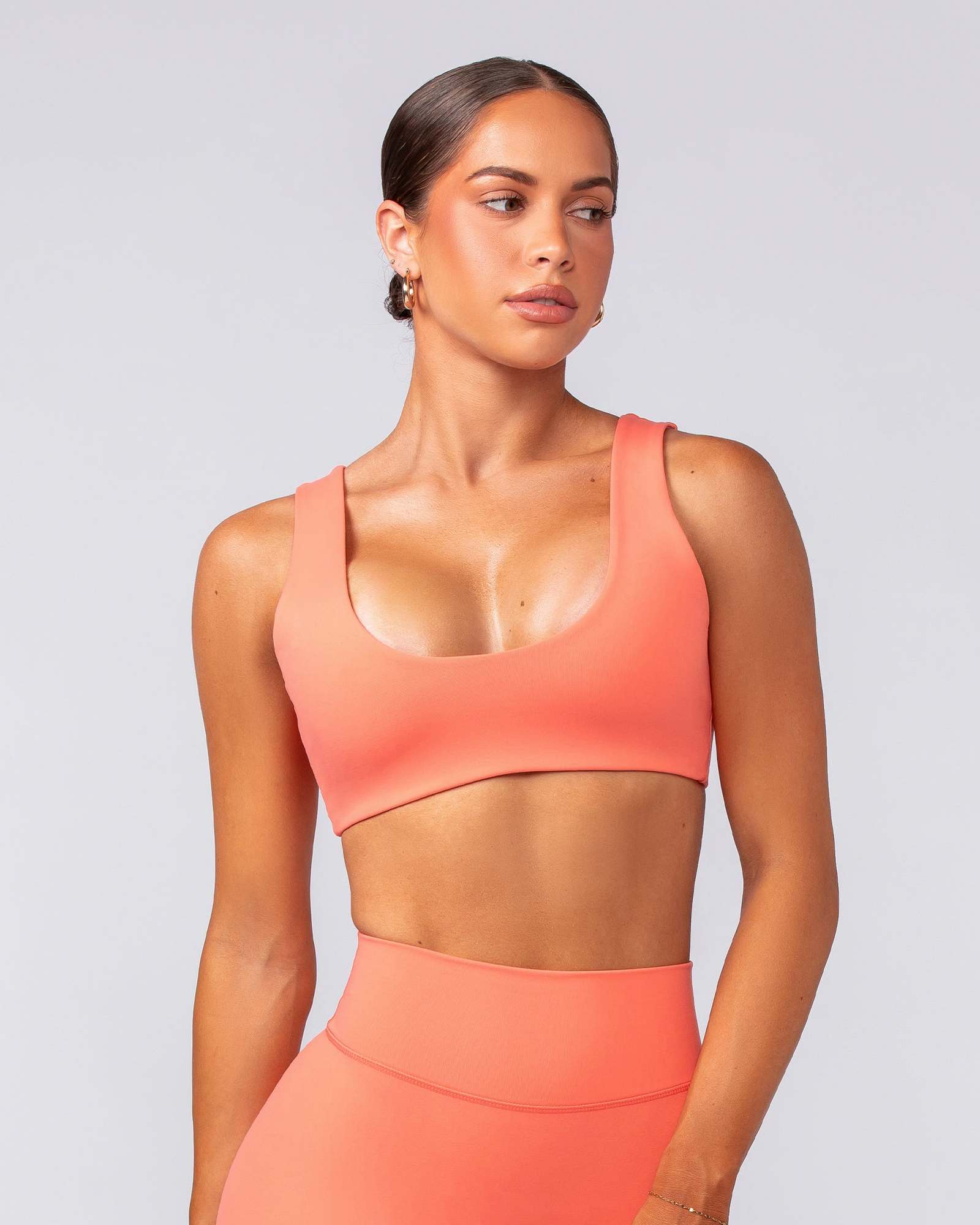 Elite Bralette - Hot Coral