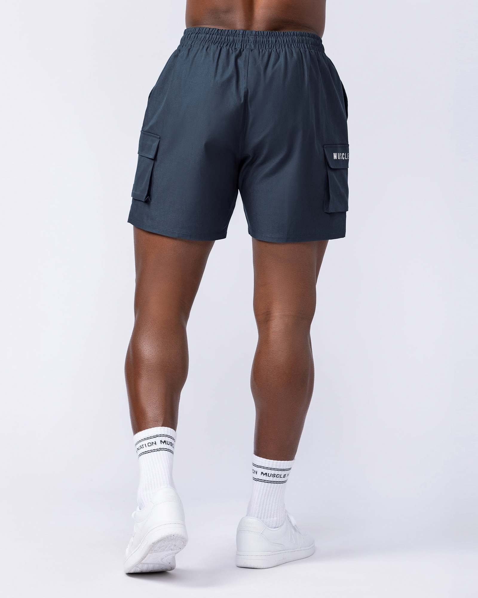 Daily Cargo 5" Shorts - Navy (Silicon Logo)