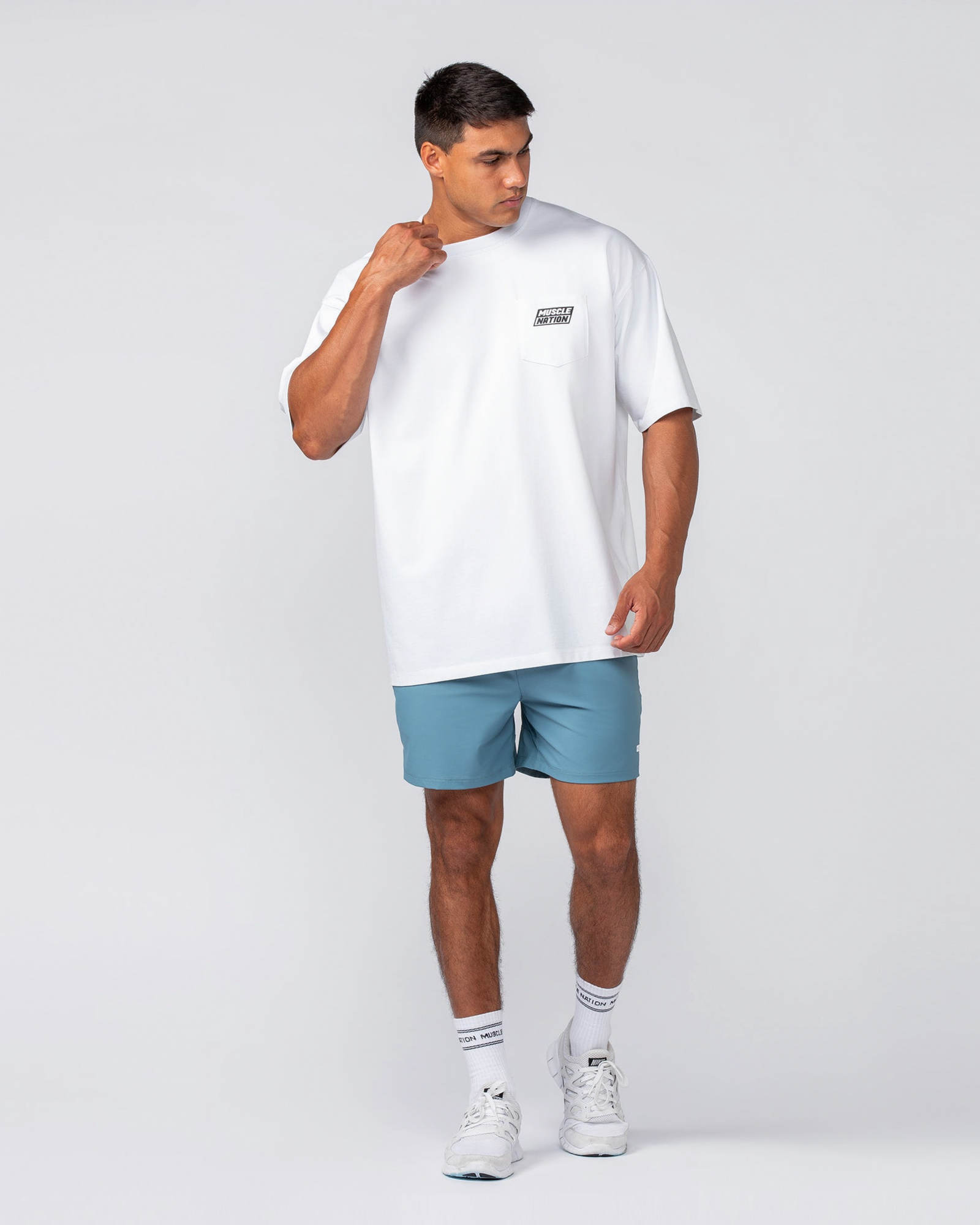 On Repeat Training 5" Shorts - Pale Thunder