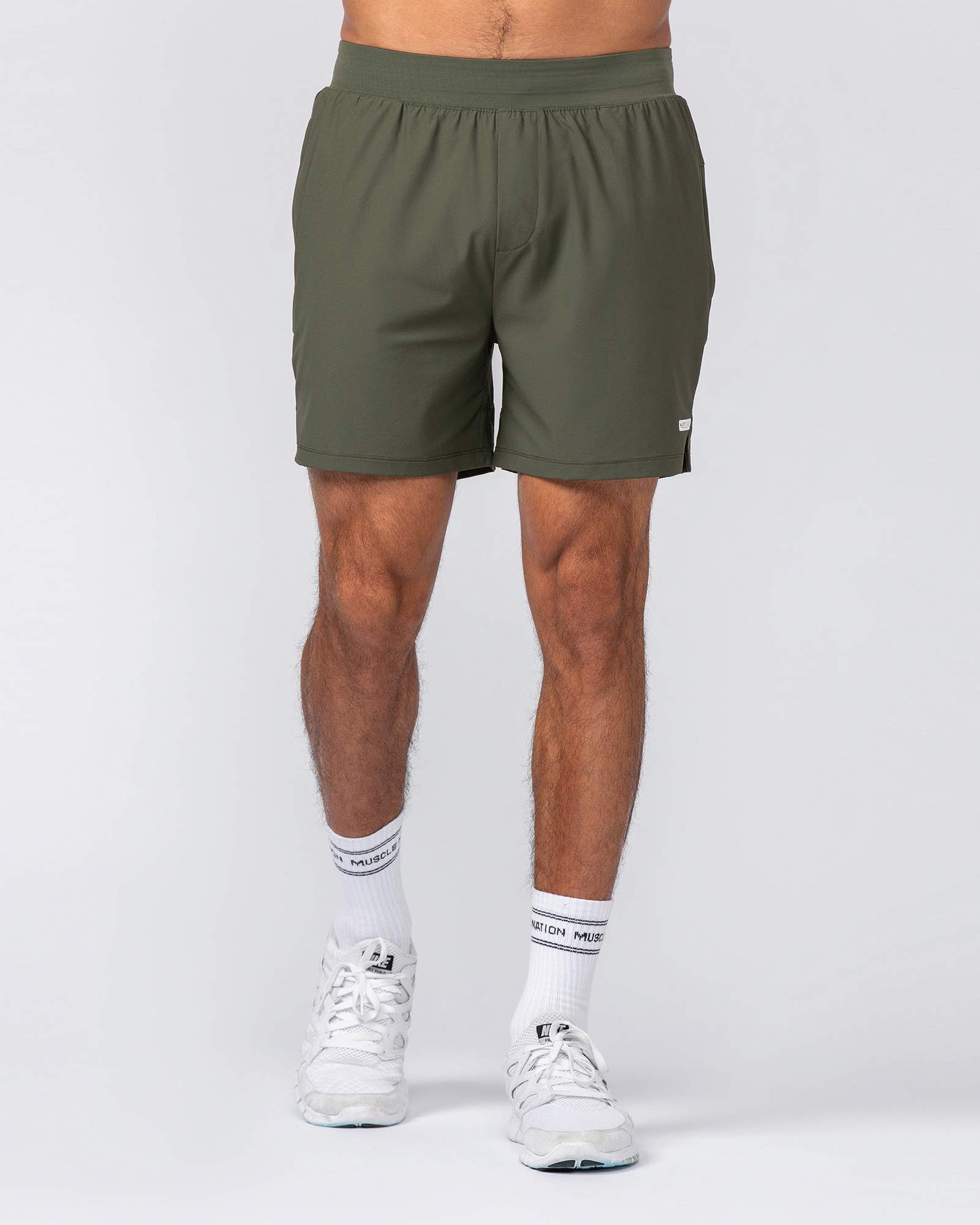 On Repeat Training 5" Shorts - Dark Khaki