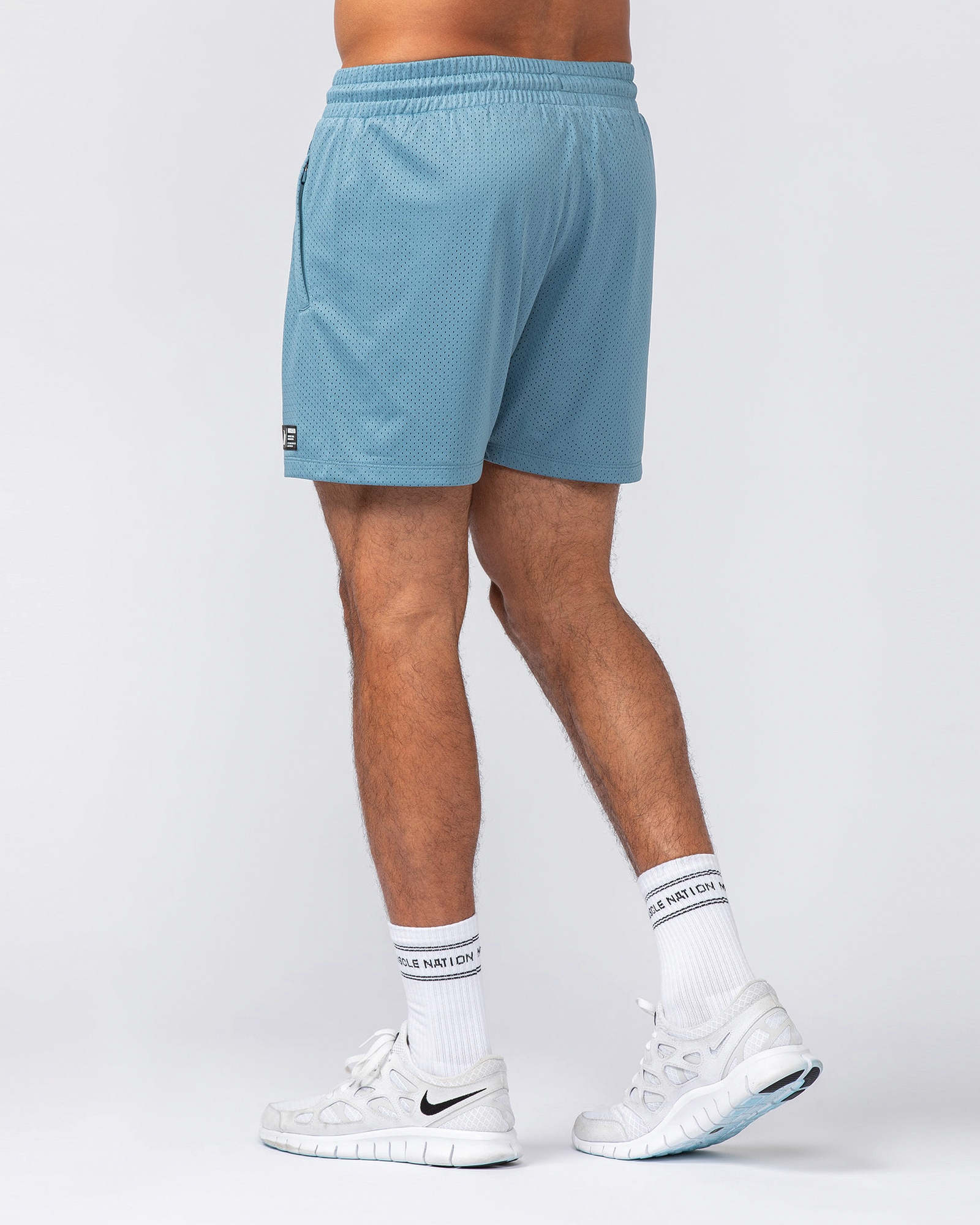 Throwback Lay Up 3.5" Shorts - Pale Thunder