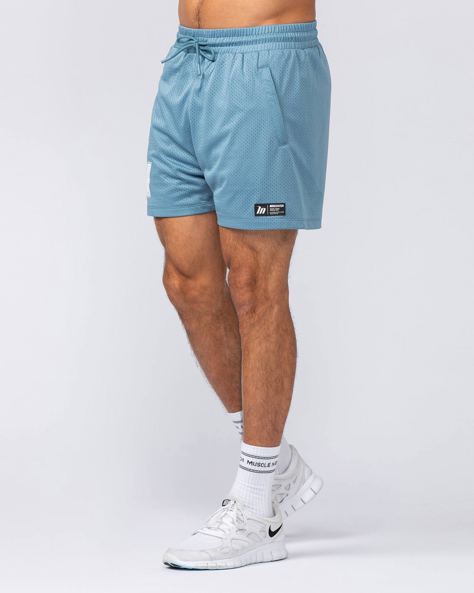Throwback Lay Up 3.5" Shorts - Pale Thunder