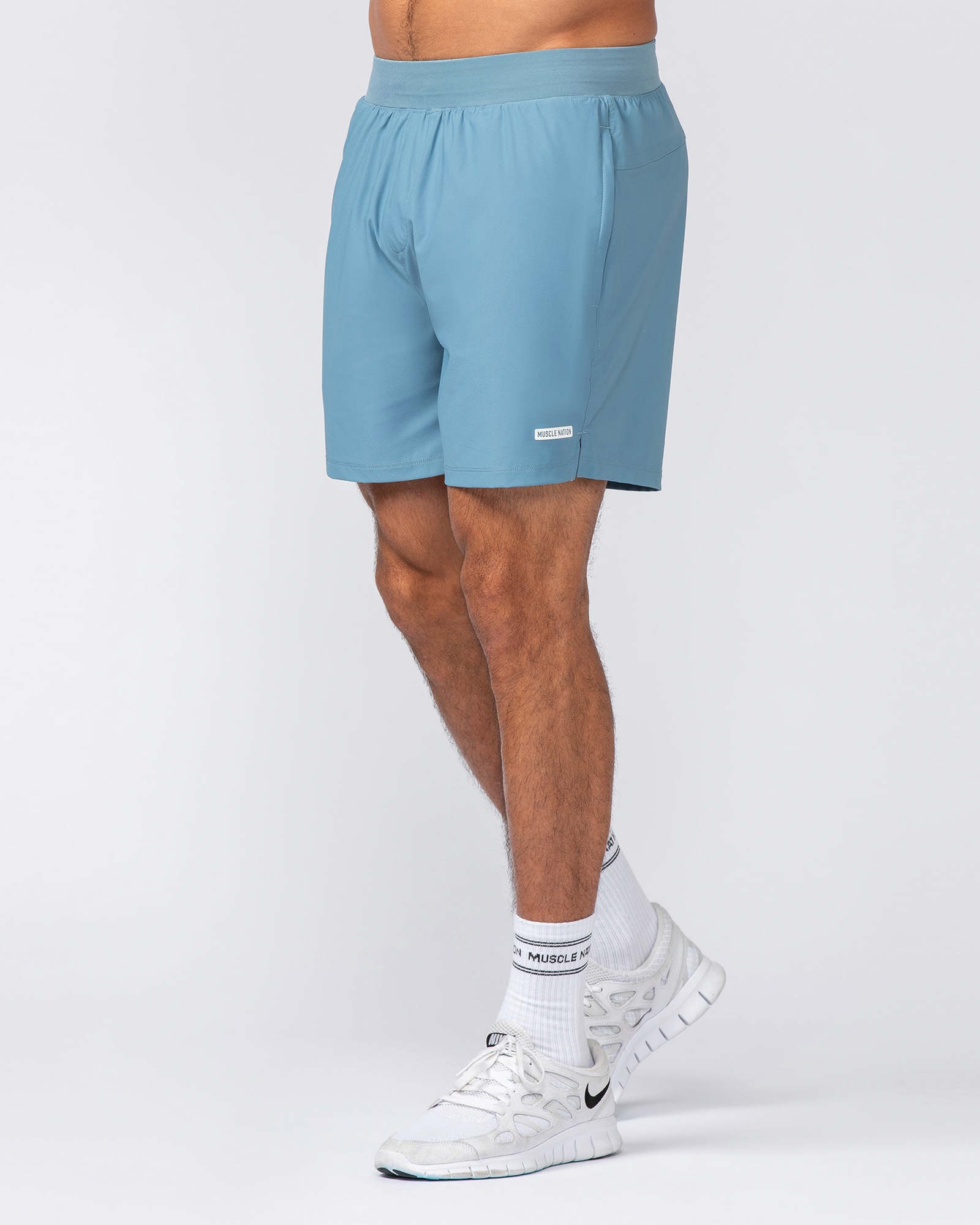 On Repeat Training 5" Shorts - Pale Thunder