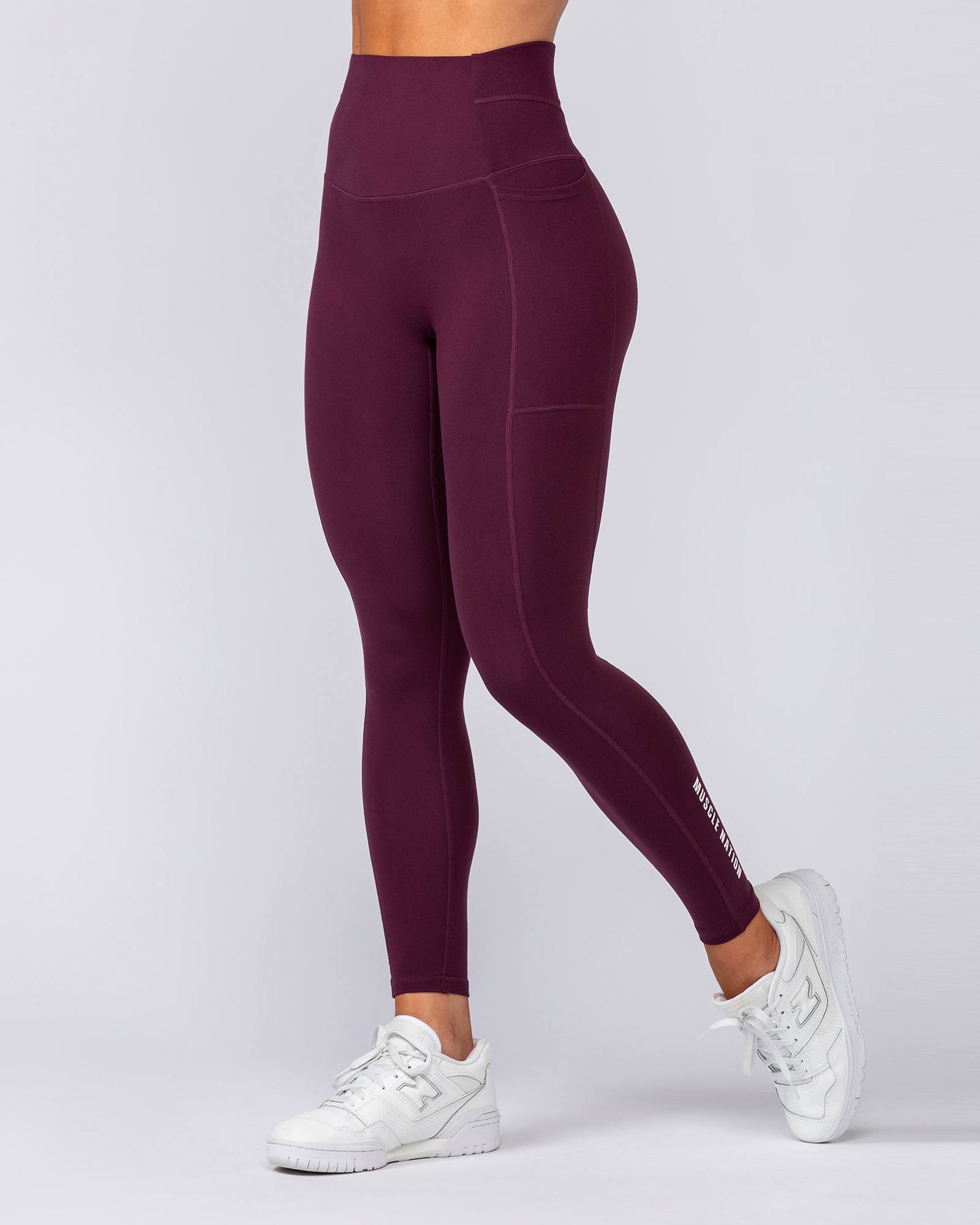 Unrivalled Everyday Pocket Ankle Leggings - Sangria