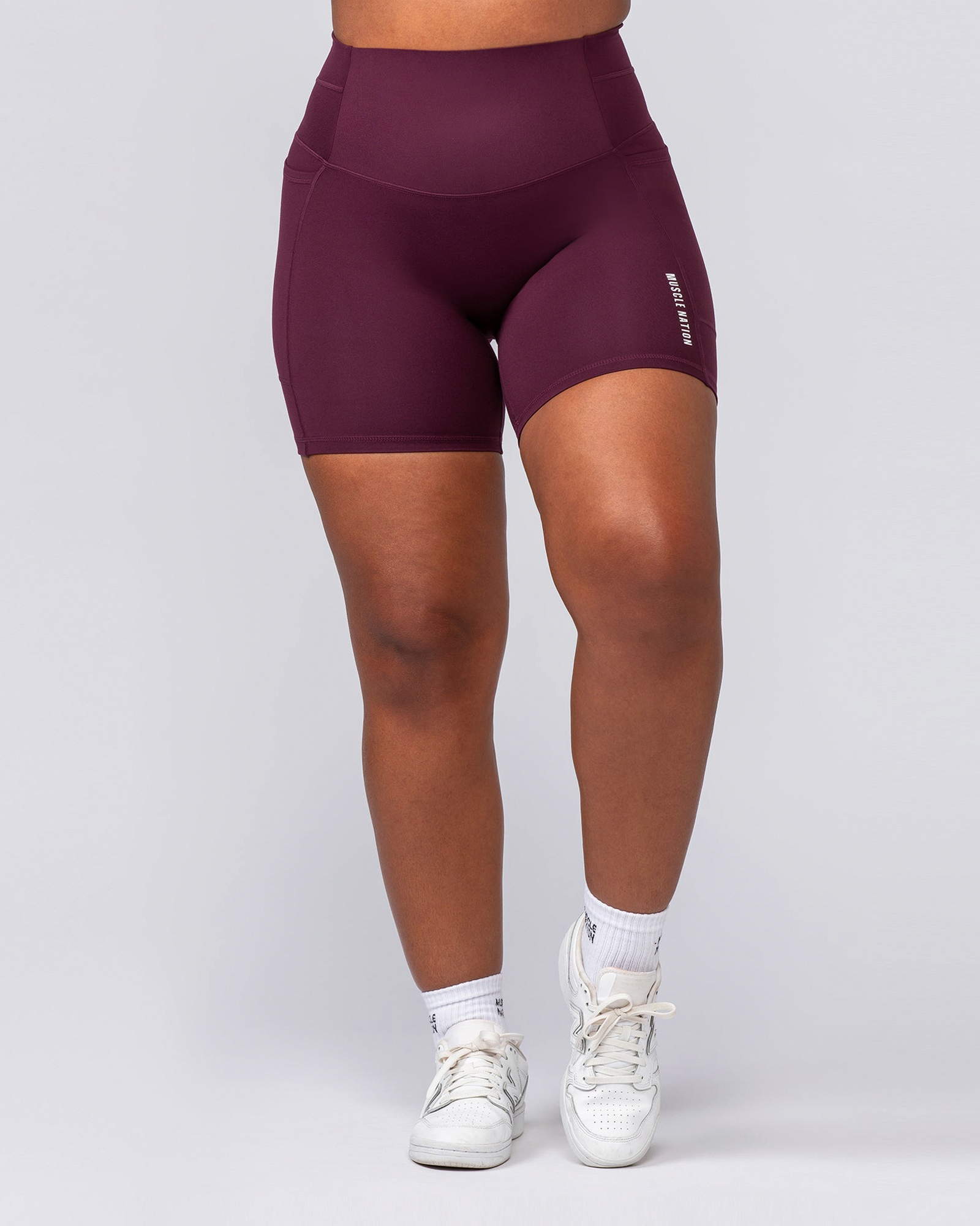 Unrivalled Everyday Pocket Bike Shorts - Sangria