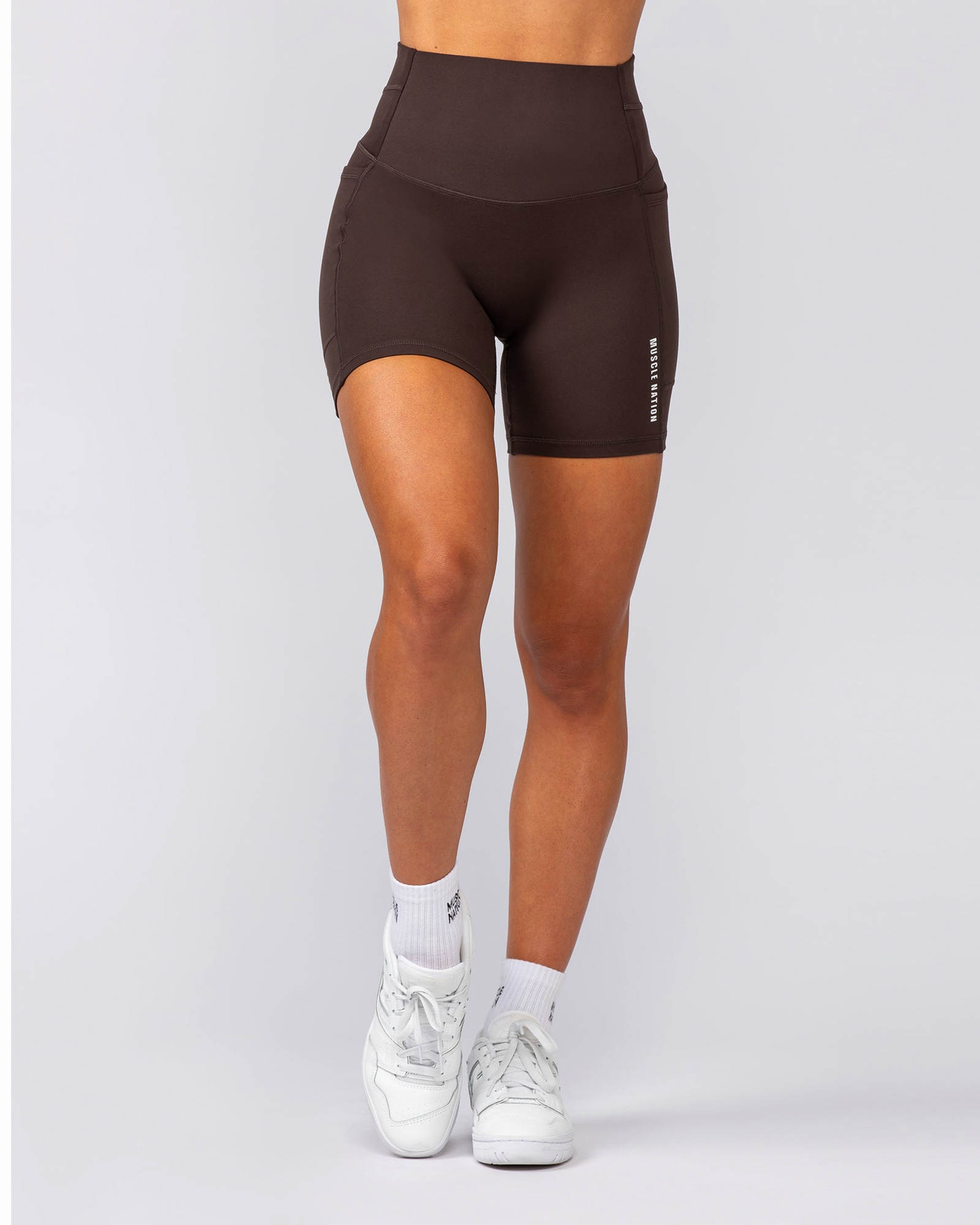 Unrivalled Everyday Pocket Bike Shorts - Cocoa
